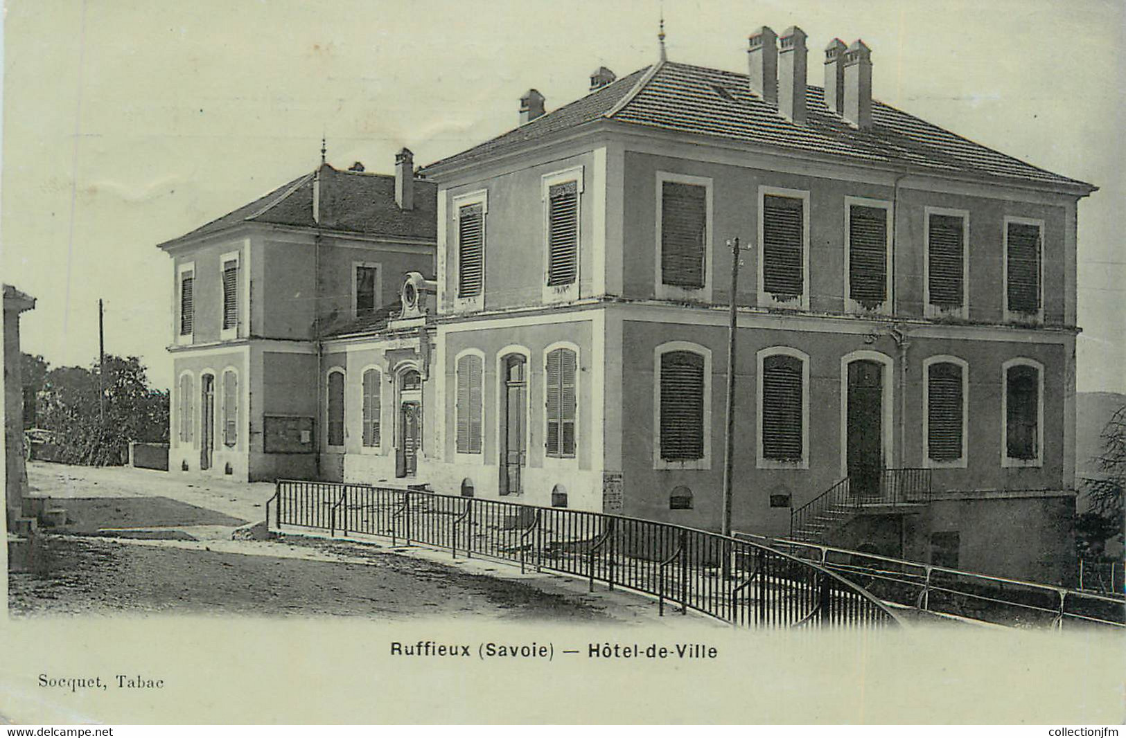 CPA FRANCE 73 "Ruffieux, hôtel de ville"