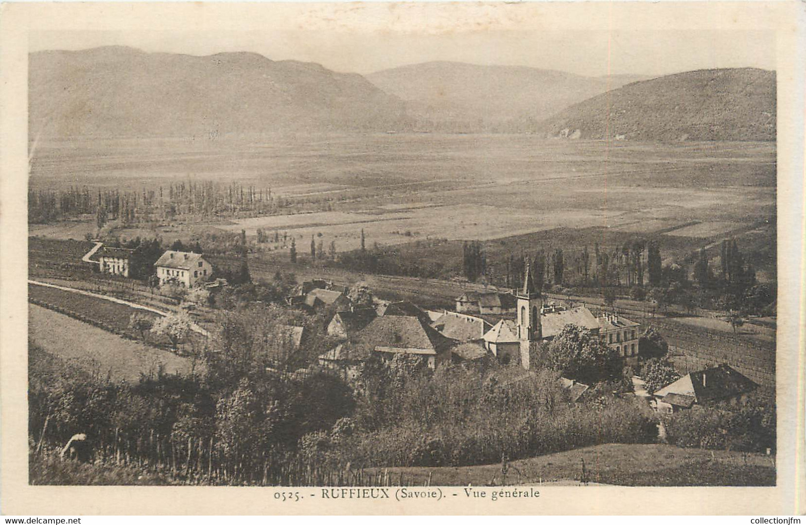 CPA FRANCE 73 "Ruffieux, vue générale"