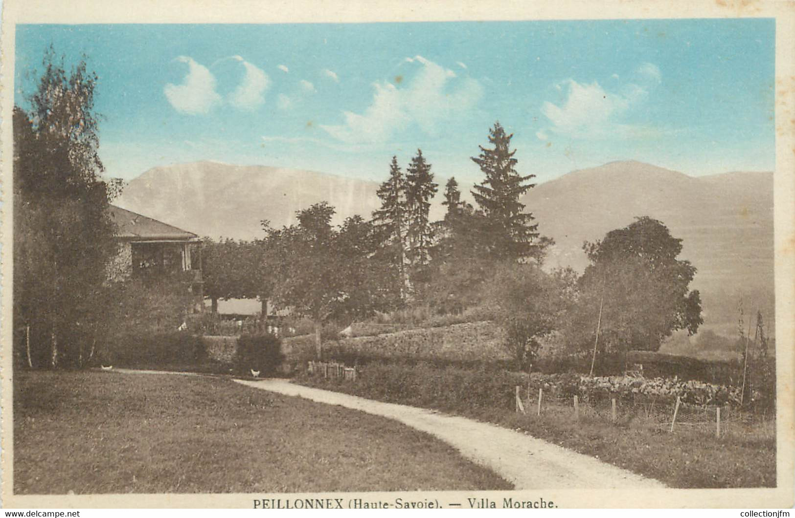 CPA FRANCE 74 "Peillonnex, Villa Morache"