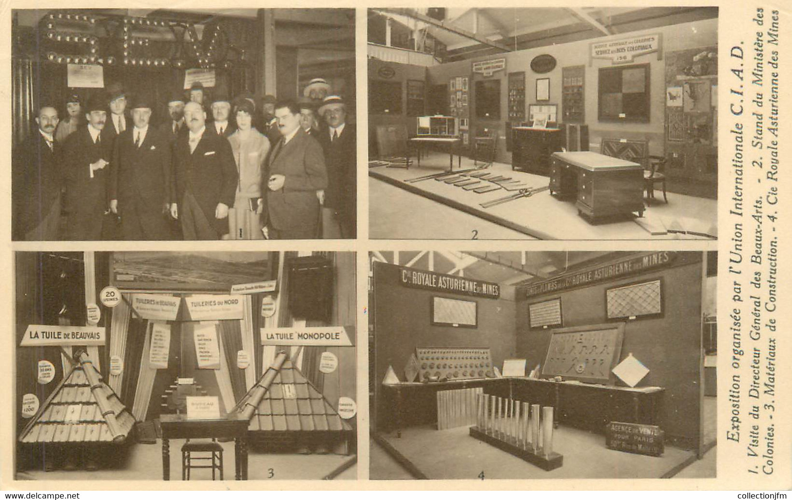 CPA FRANCE 75014 "Paris, exposition organisée par l'union Internationale CIAD"