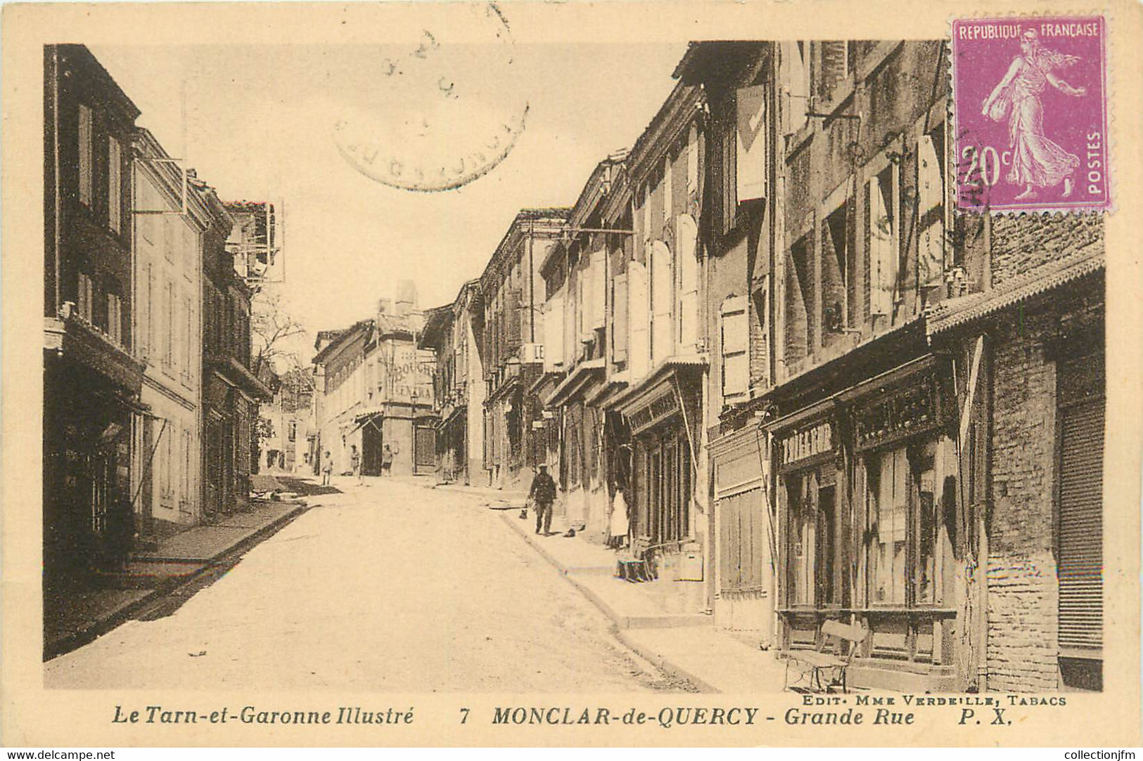 / CPA FRANCE 82 "Montclar de Quercy, grande rue"