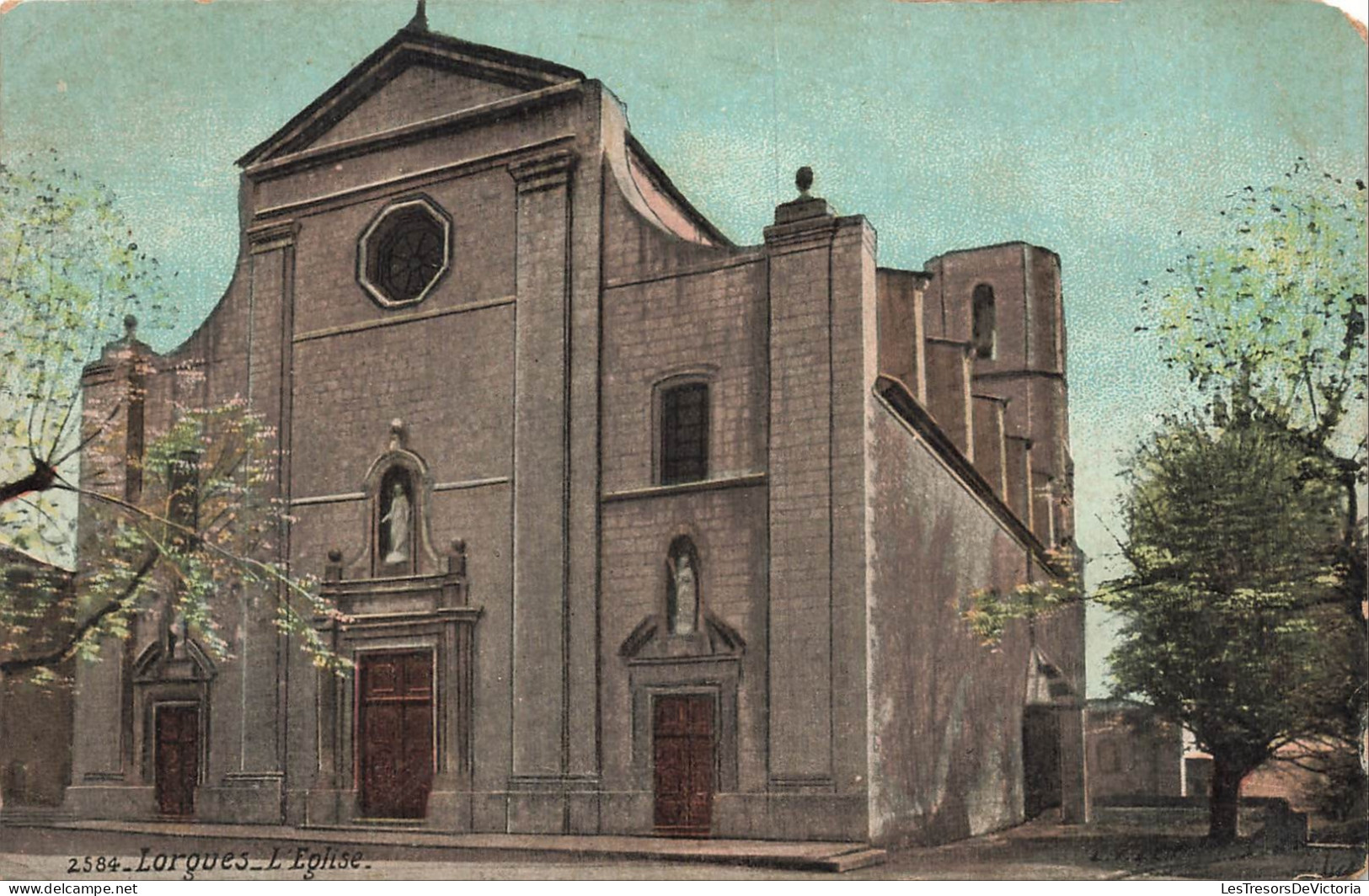 CPA - FRANCE - 83 - LORGUES - L'église