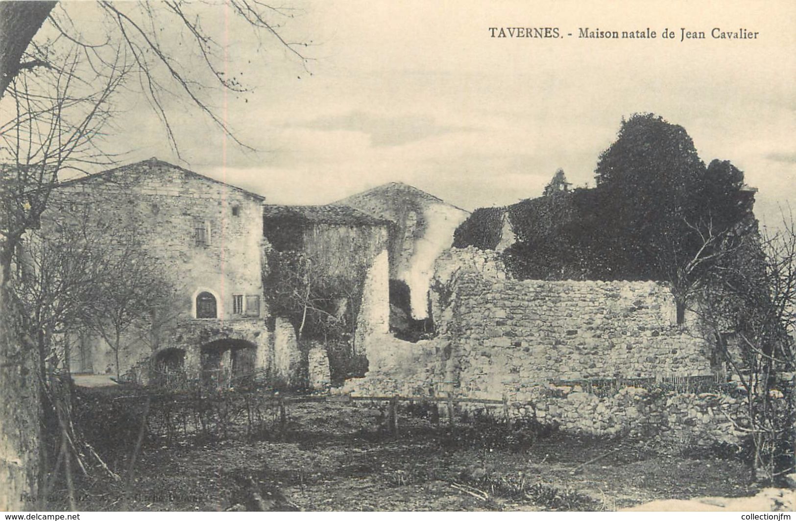CPA FRANCE 83 "Tavernes, maison natale de Jean Cavalier"
