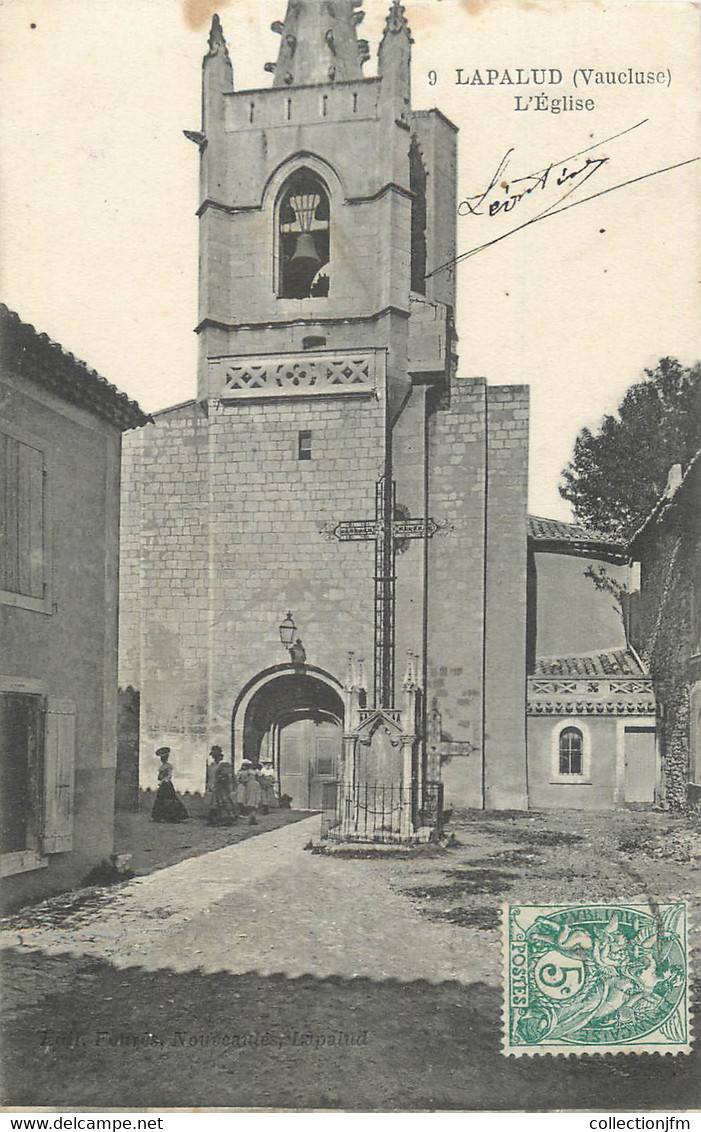 .CPA  FRANCE 84 " Lapalud, L'église"