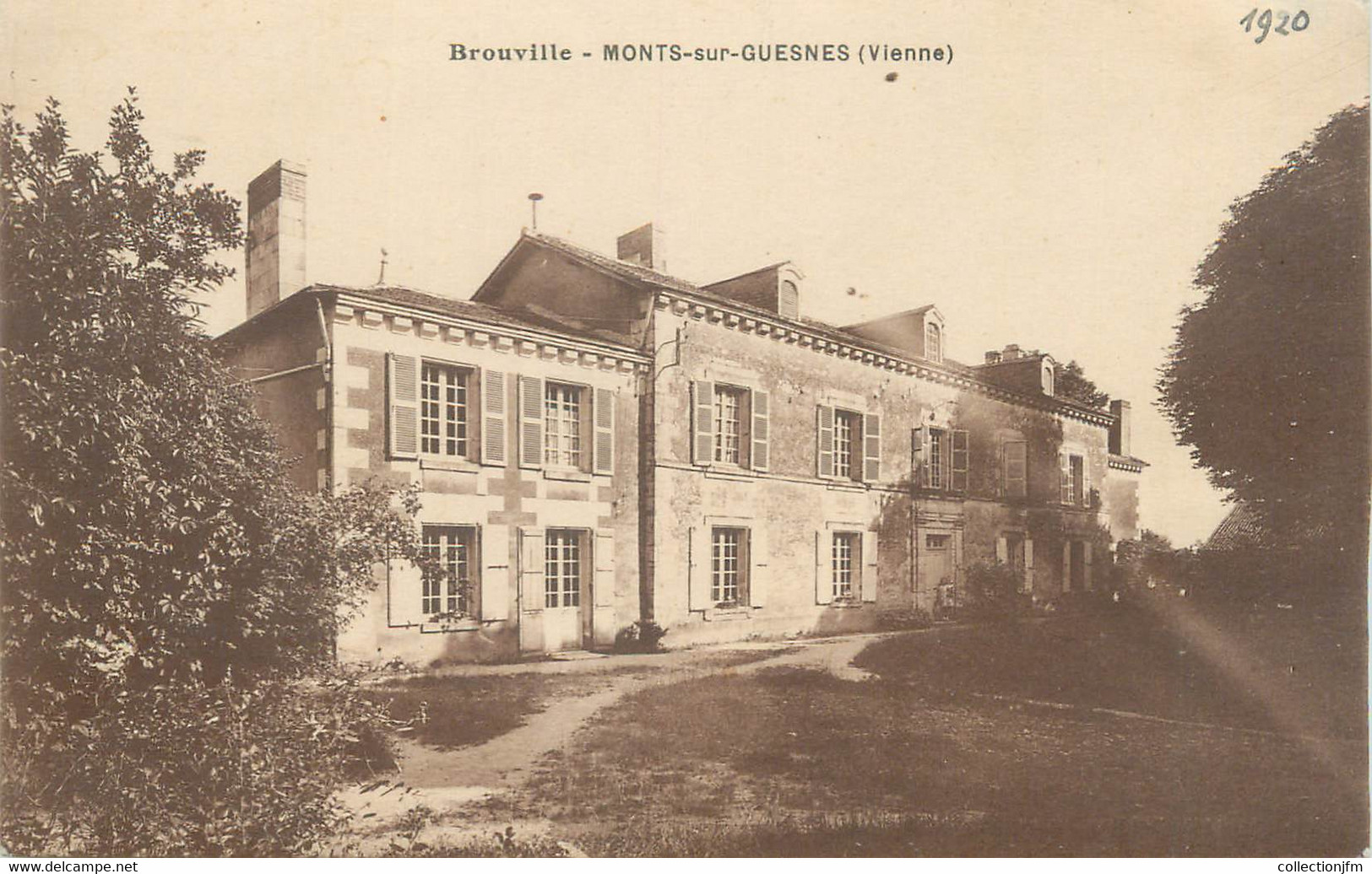 CPA FRANCE 86 "Brouville, Monts Sur Guesnes"