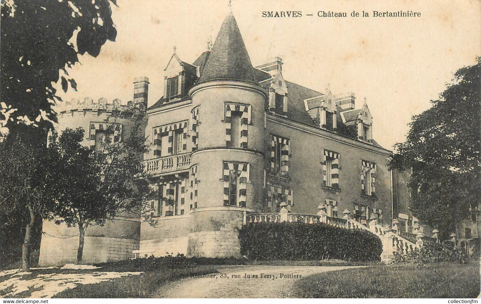CPA FRANCE 86 "Smarves, chateau de la Bertantinière"