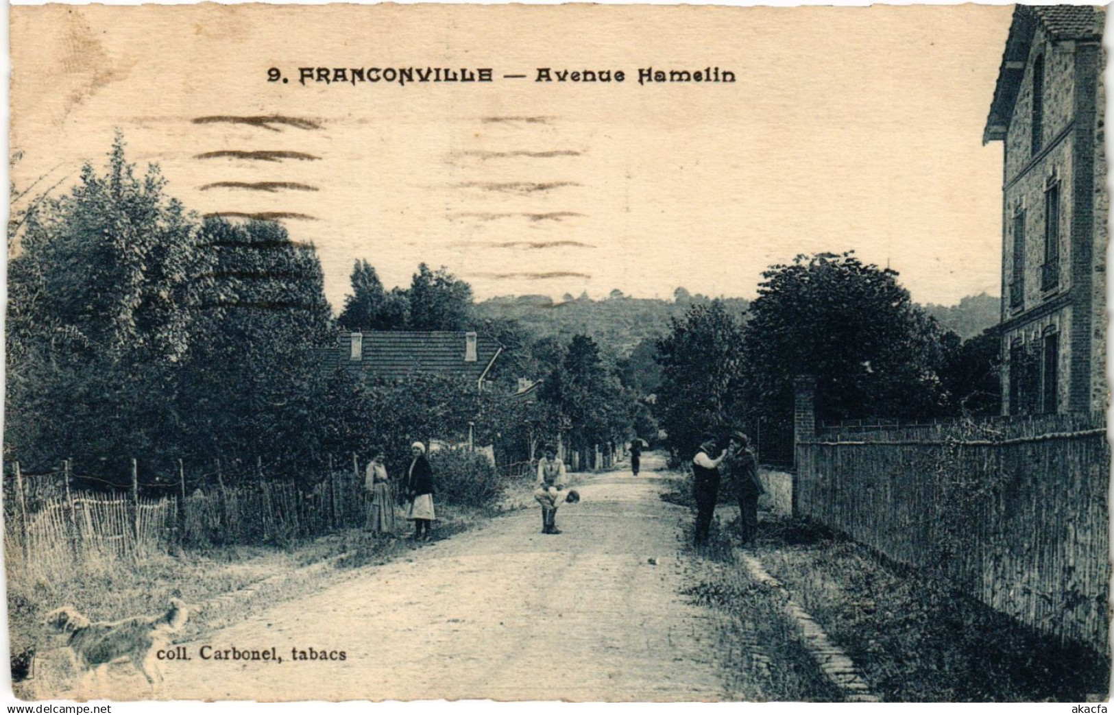 CPA Franconville - Avenue Hamelin (290909)