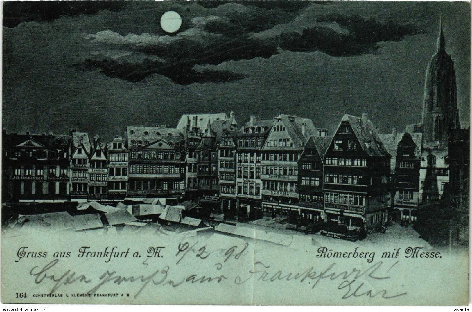 CPA Frankfurt a.M.- Romerberg mit Hesse GERMANY (1027632)