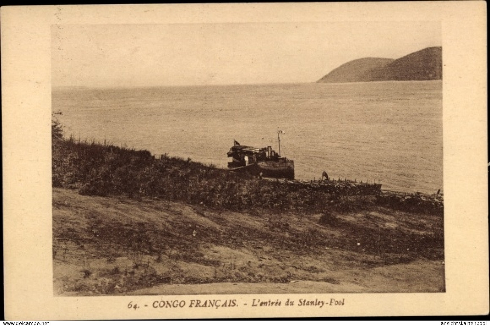 CPA Französisch-Kongo, Der Eingang zum Stanley-Pool