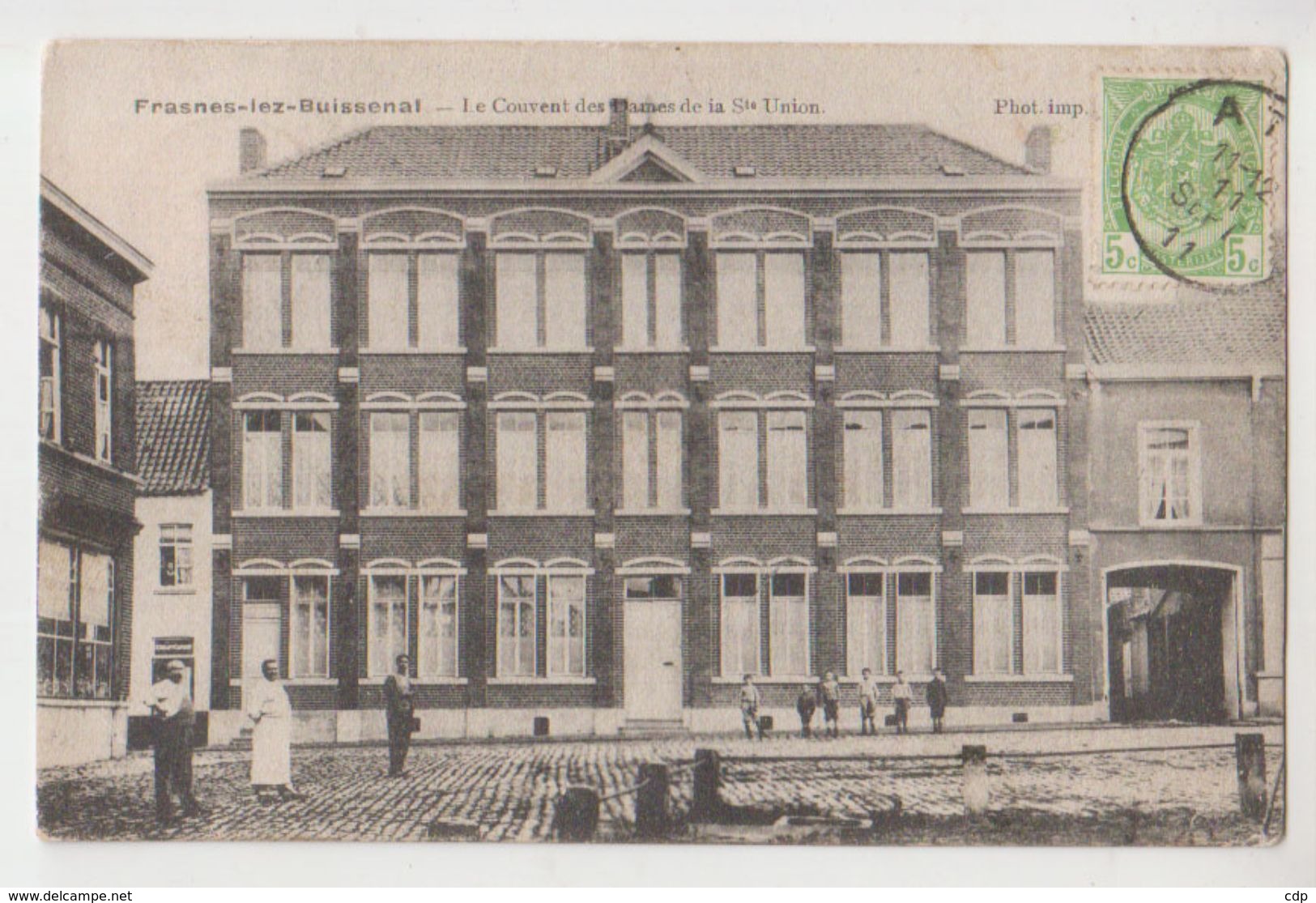 cpa frasnes lez buissenal  1911