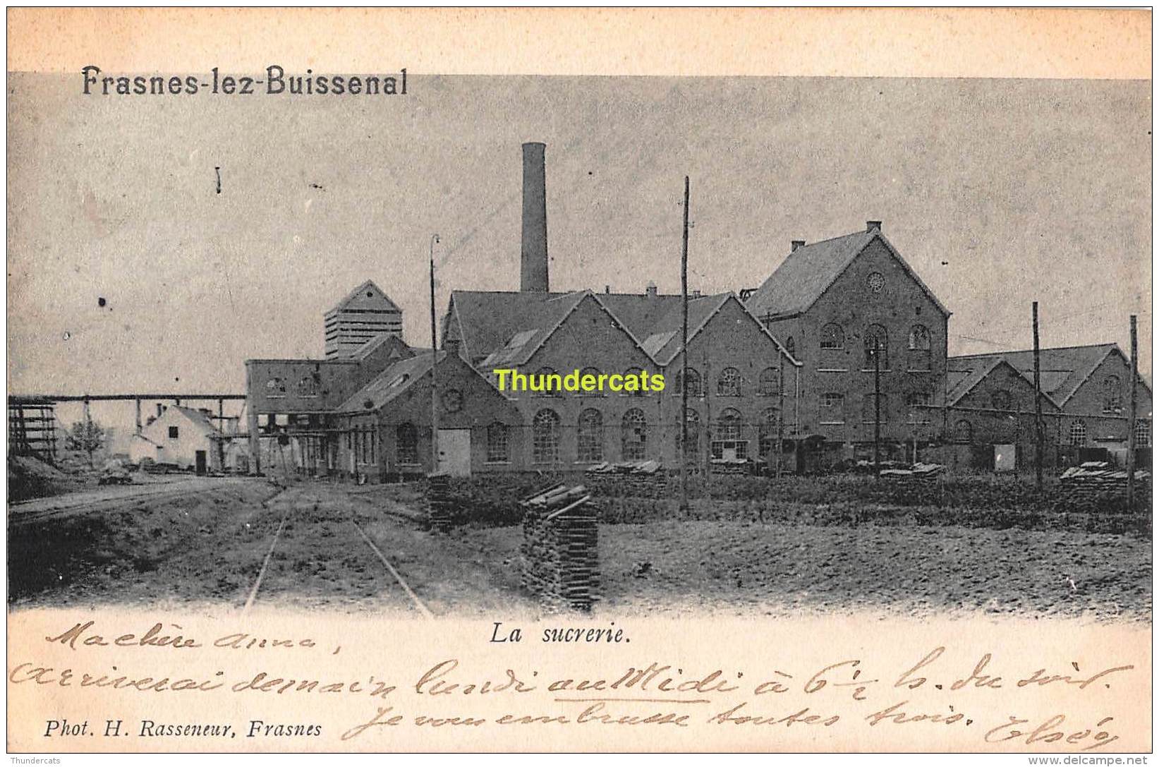 CPA  FRASNES LEZ BUISSENAL  LA SUCRERIE