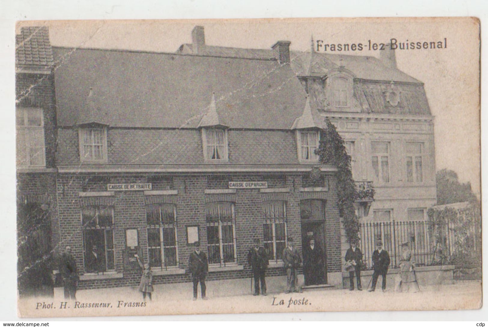 cpa frasnes lez buissenal    poste