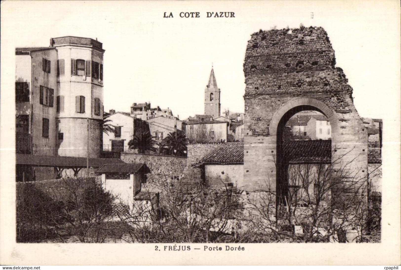 CPA Frejus Porte Doree
