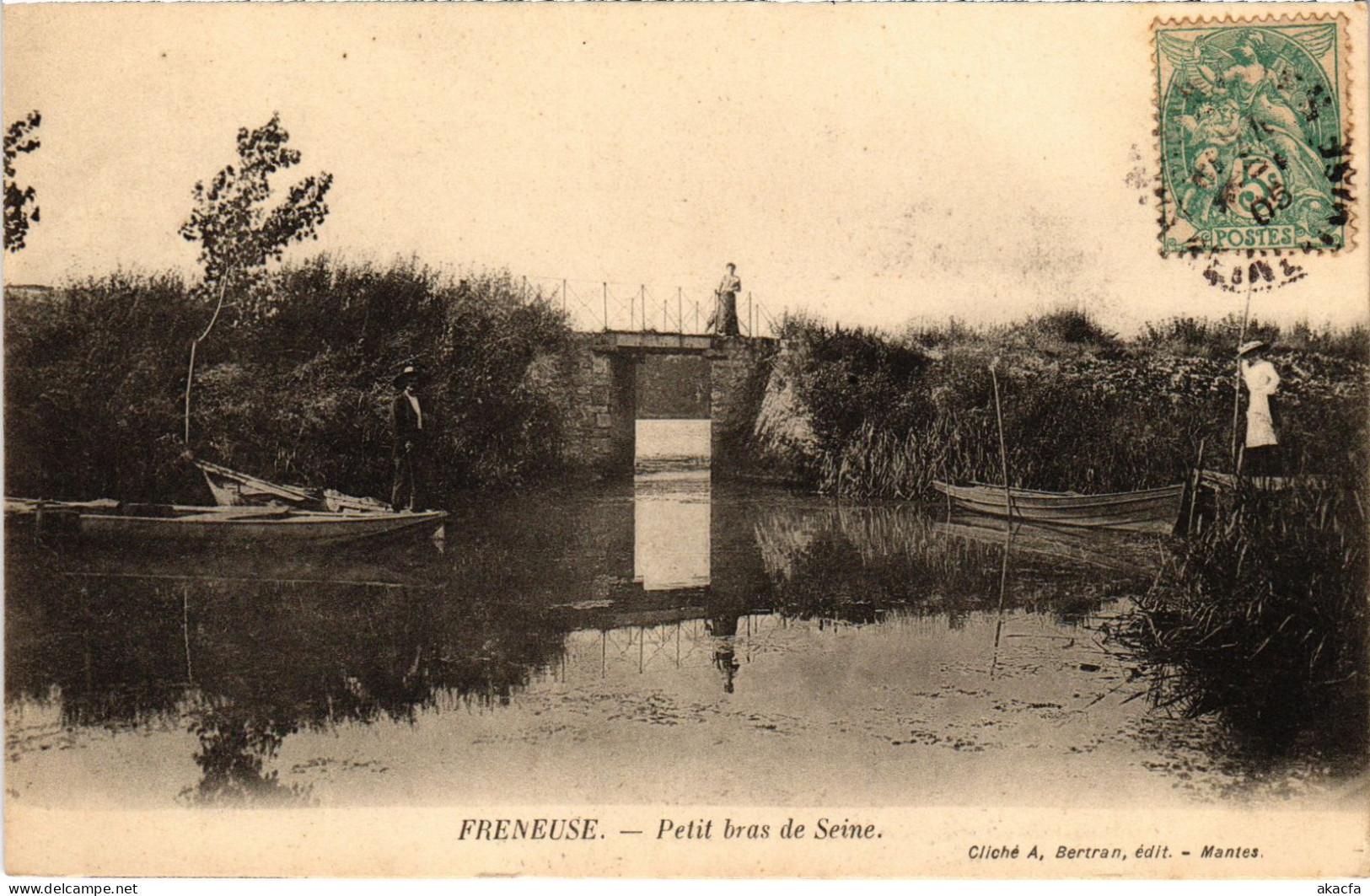 CPA FRENEUSE Petit Bras de la Seine (1412106)