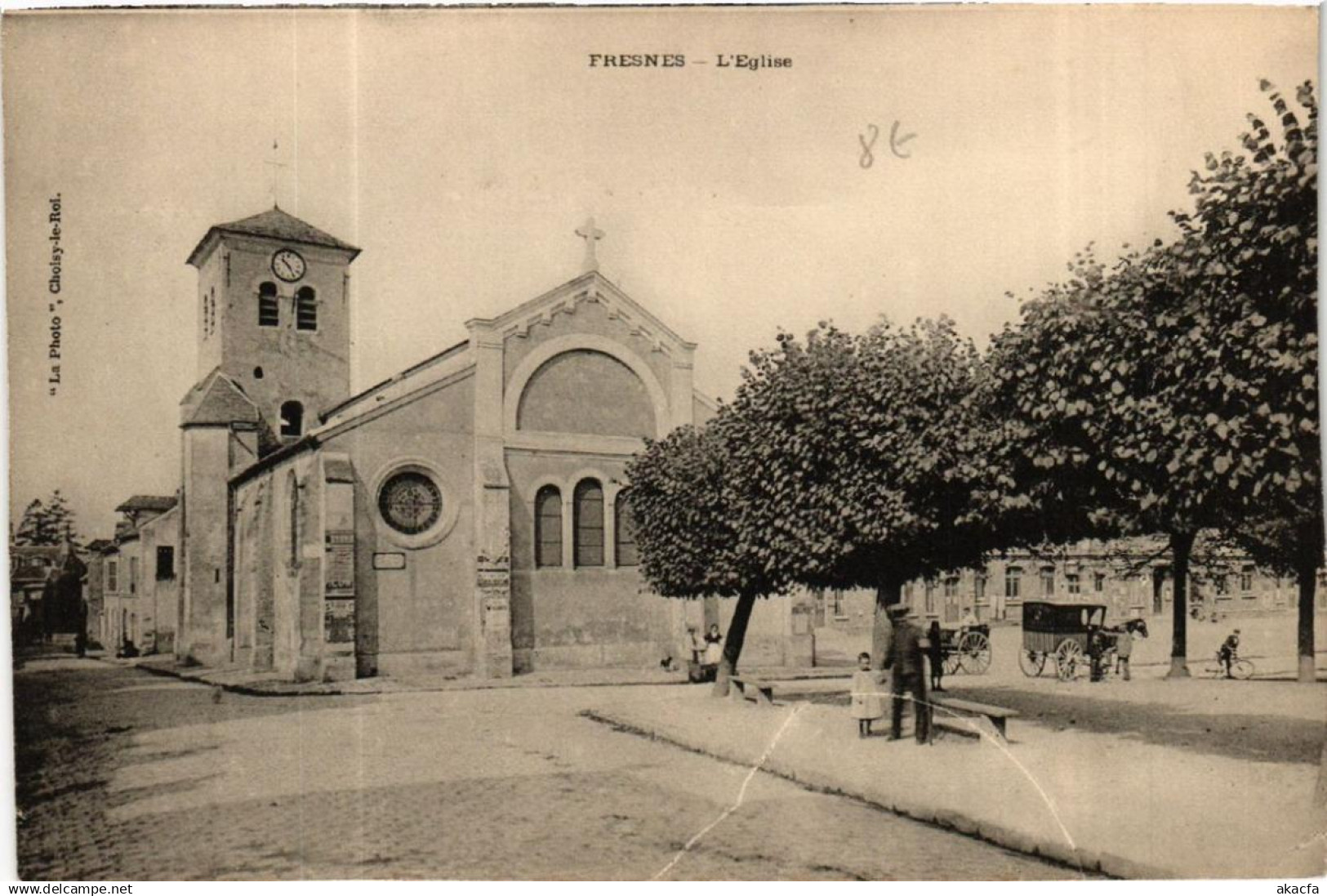 CPA FRESNES Église (600041)