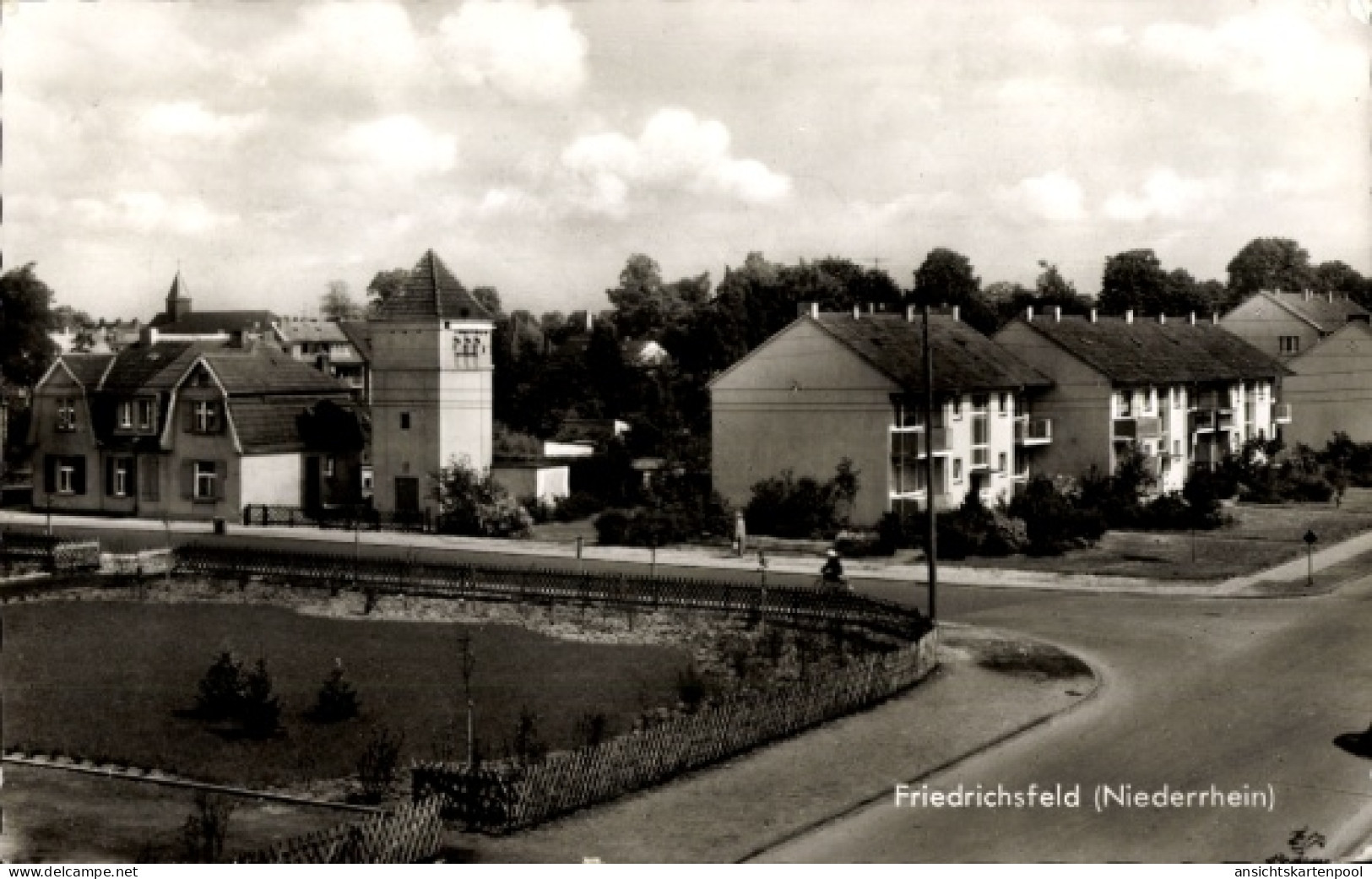 CPA Friedrichsfeld Voerde am Niederrhein, Teilansicht