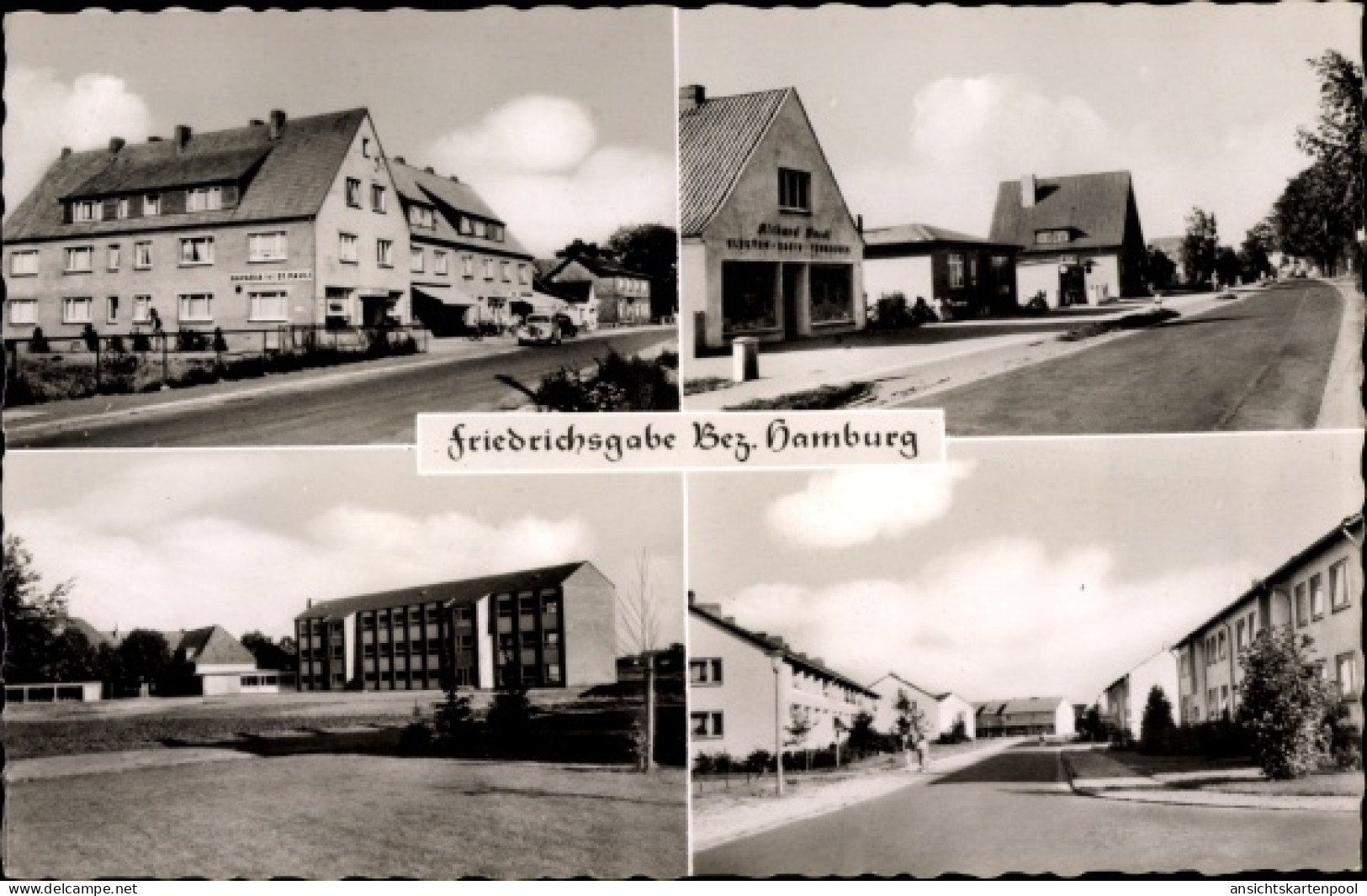 CPA Friedrichsgabe Norderstedt in Schleswig Holstein, Ortsansichten