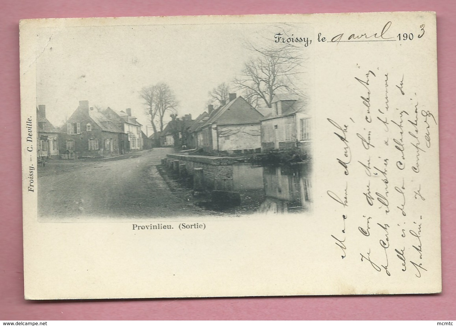 CPA - Froissy  - Provinlieu -  (Sortie)