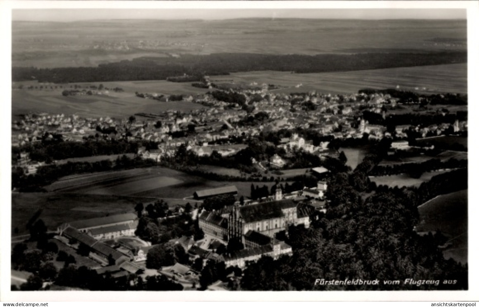 CPA Fürstenfeldbruck in Oberbayern, Fliegeraufnahme