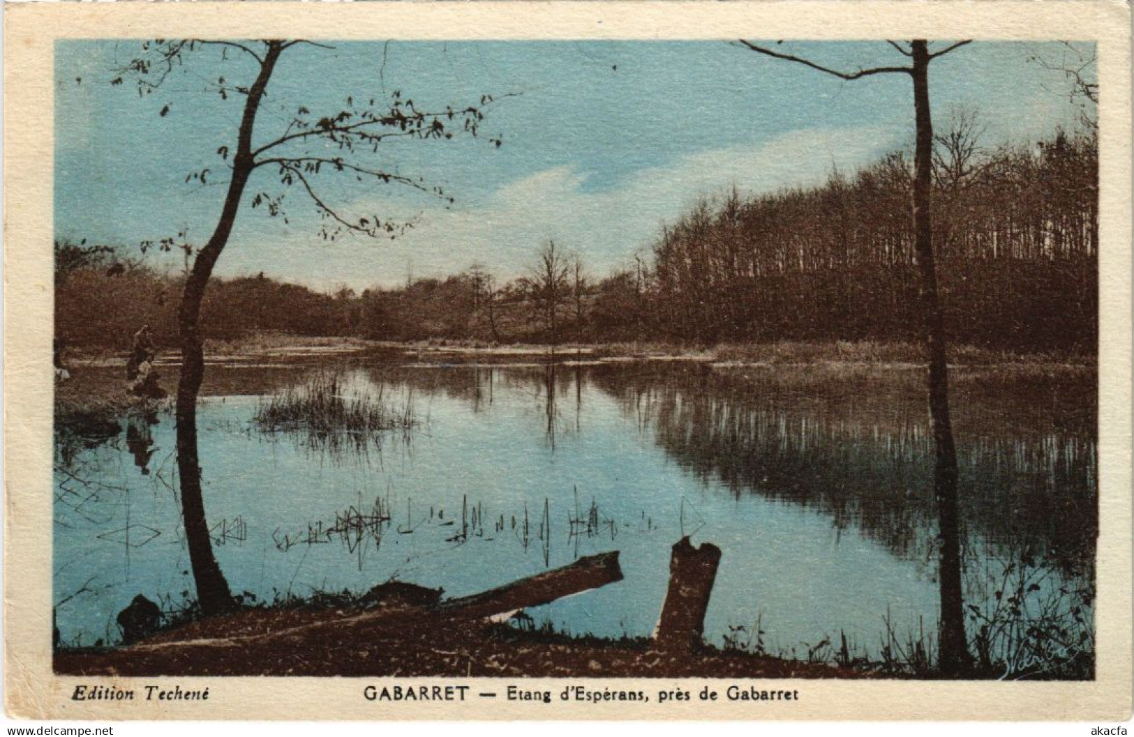 CPA Gabarret Etang d'Esperans FRANCE (1280955)