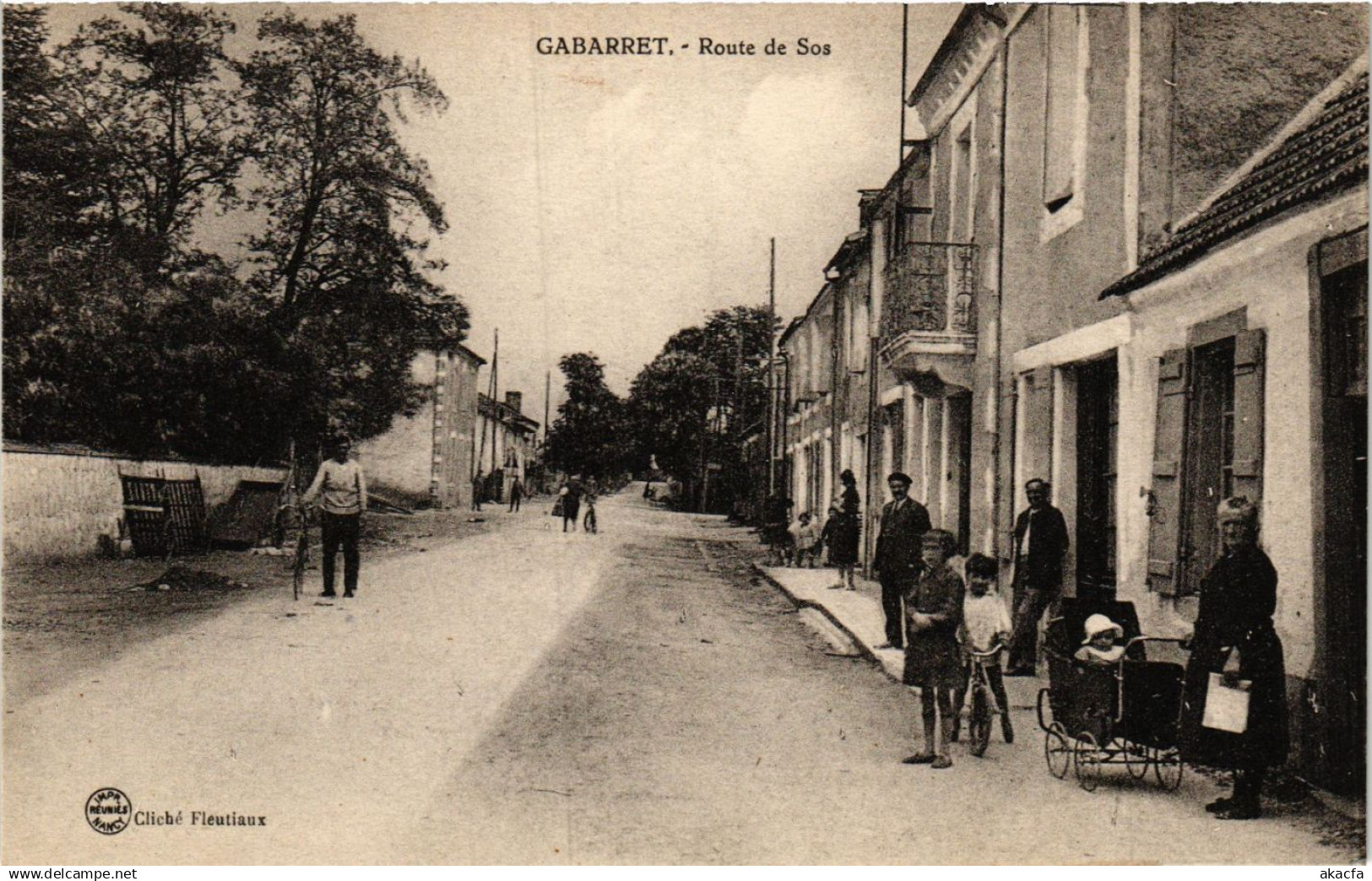 CPA GABARRET - Route de Sos (776669)