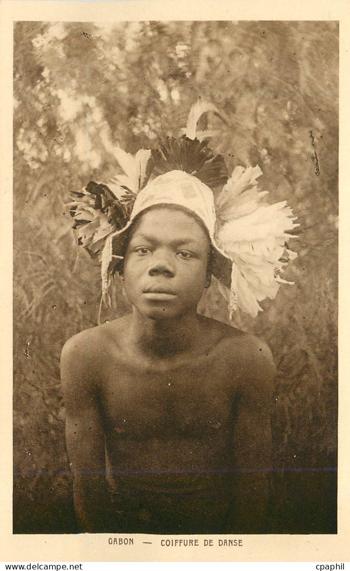 CPA Gabon Coiffure de Danse