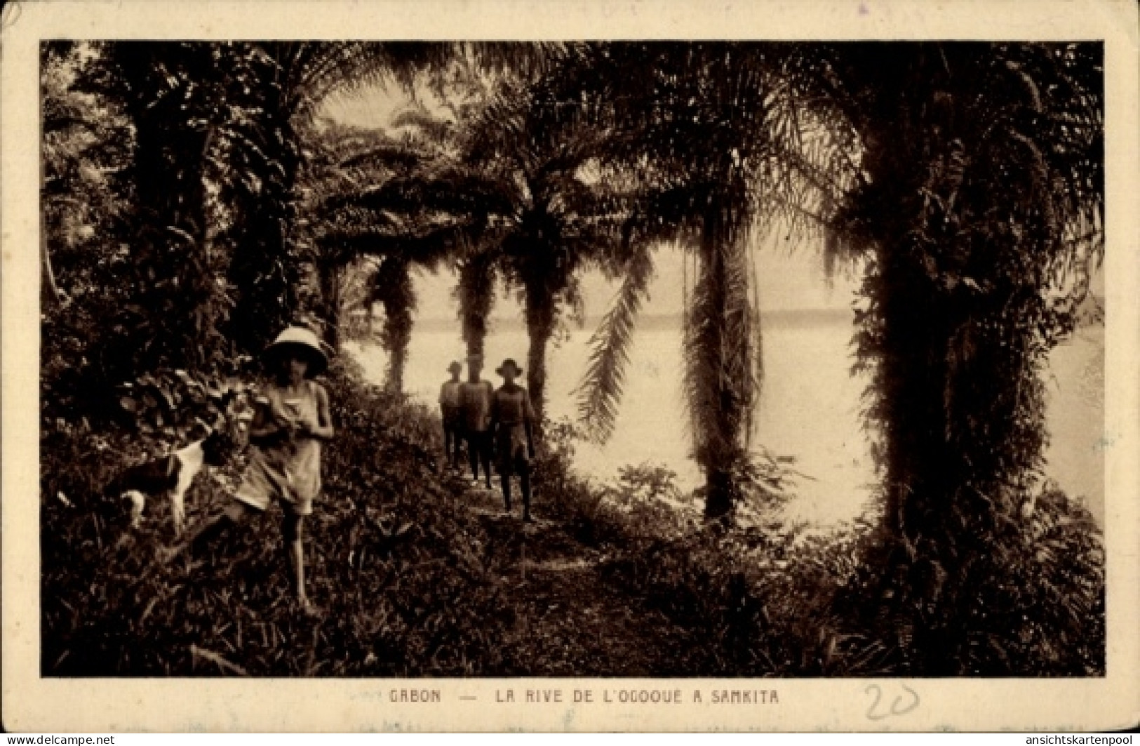 CPA Gabon Gabun, l'Ogooue Fluß