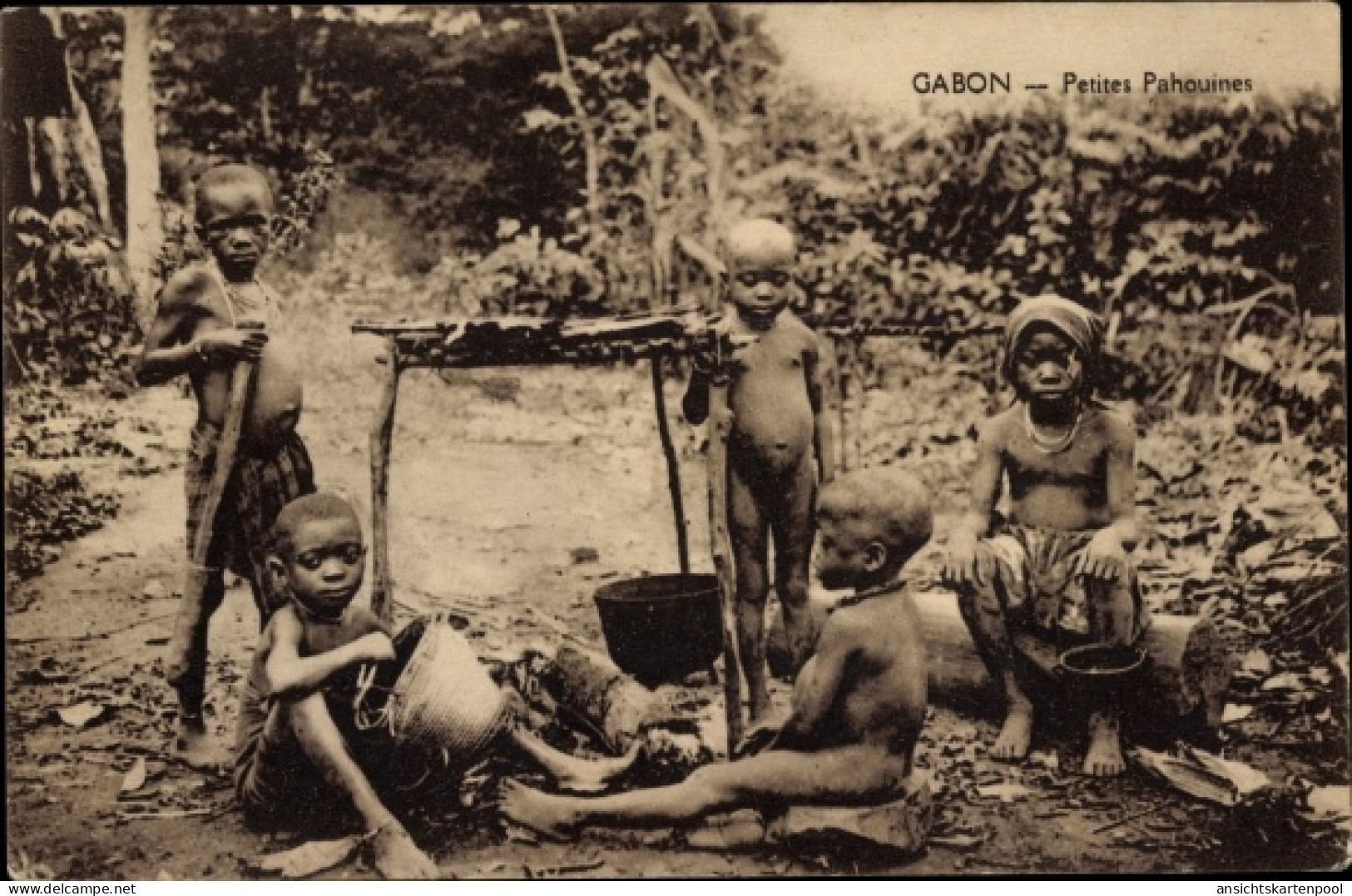 CPA Gabun, Petites Pahouines, Kinder