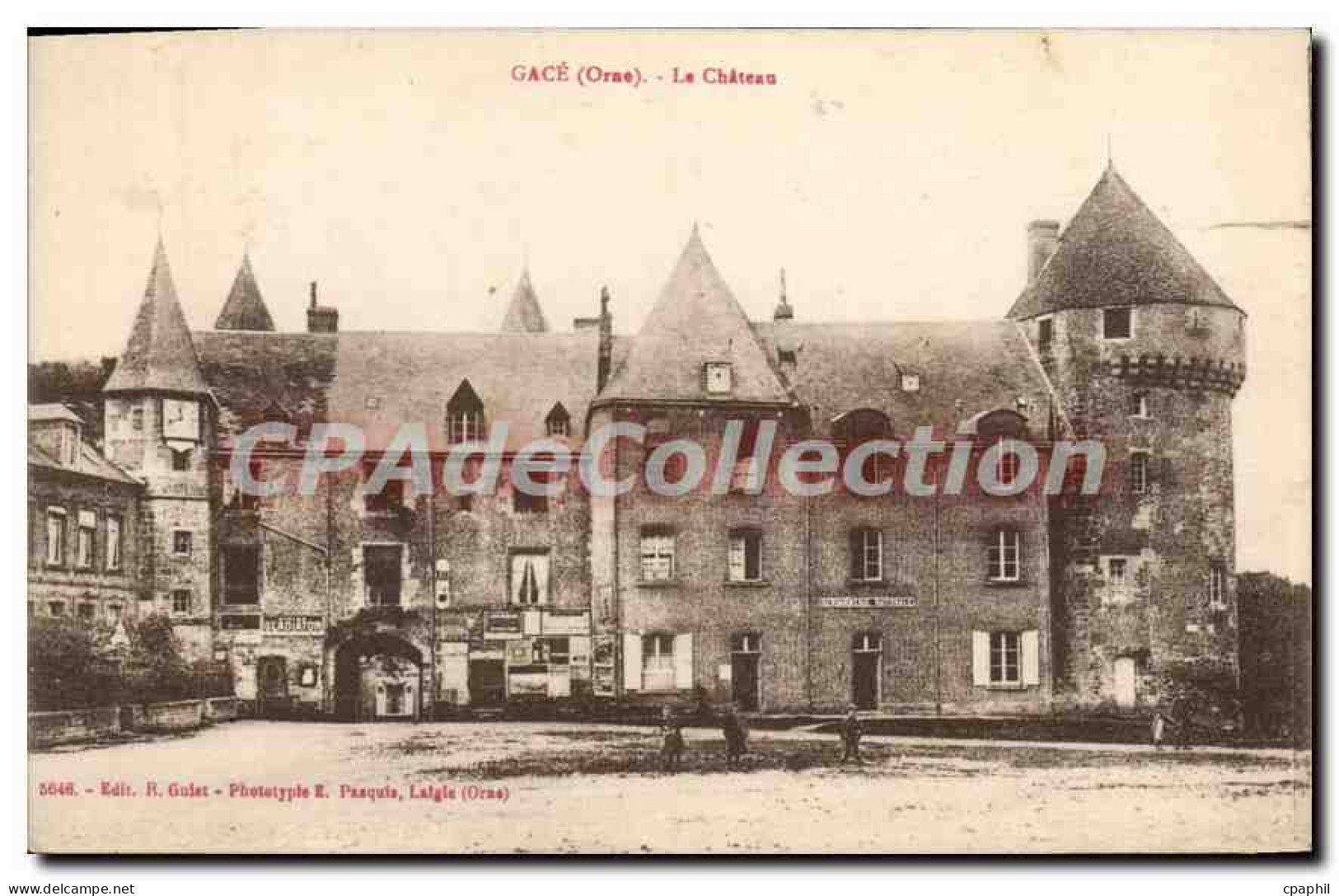 CPA Gace Orne le chateau