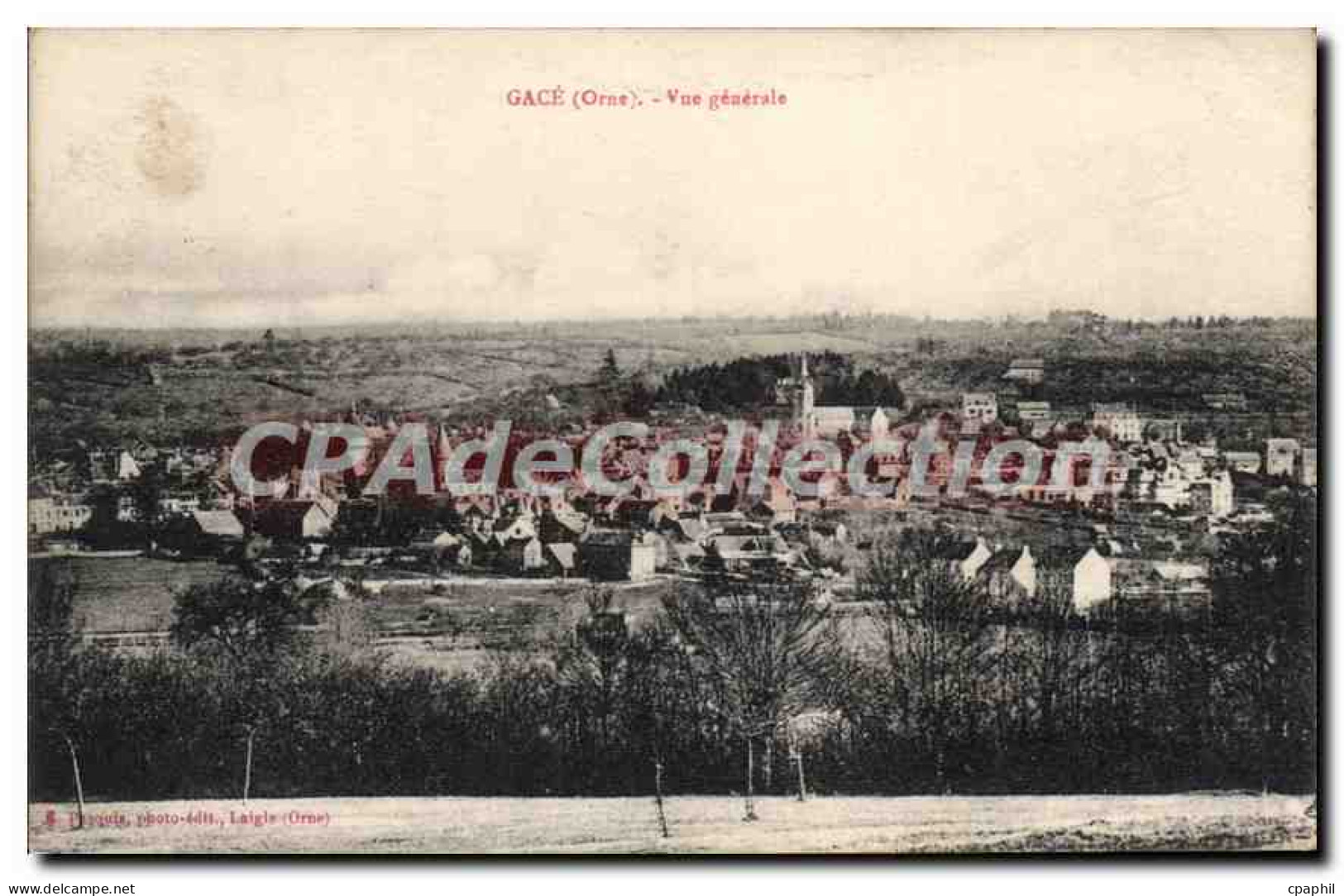 CPA Gacé Vue Generale