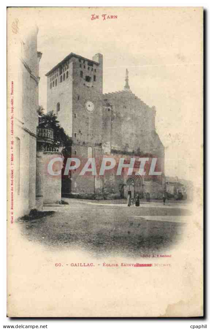 CPA Gaillac Eglise Saint Michel