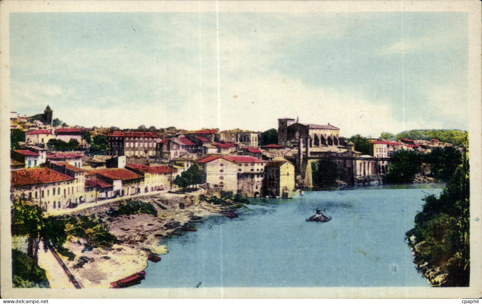 CPA Gaillac Tarn vue Generale