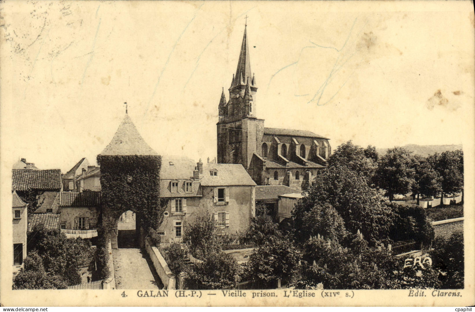 CPA Galan Vieille Prison L'Eglise