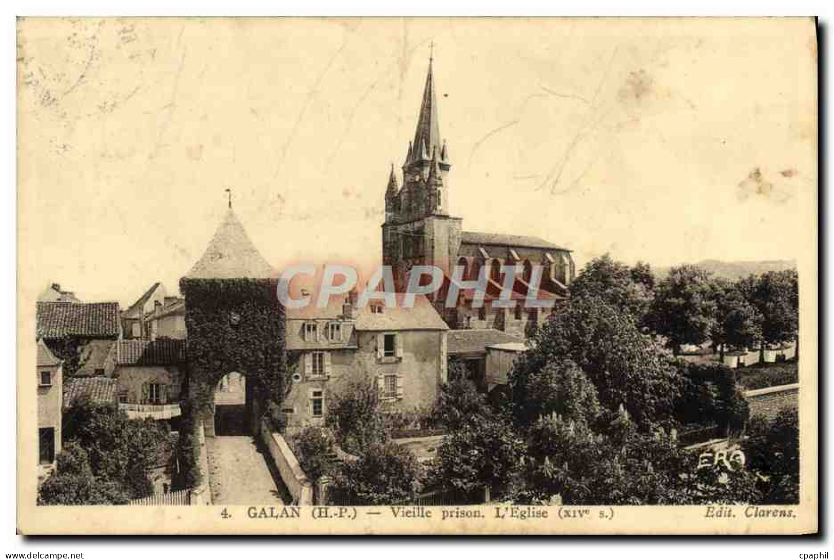 CPA Galan Vieille Prison L'Eglise