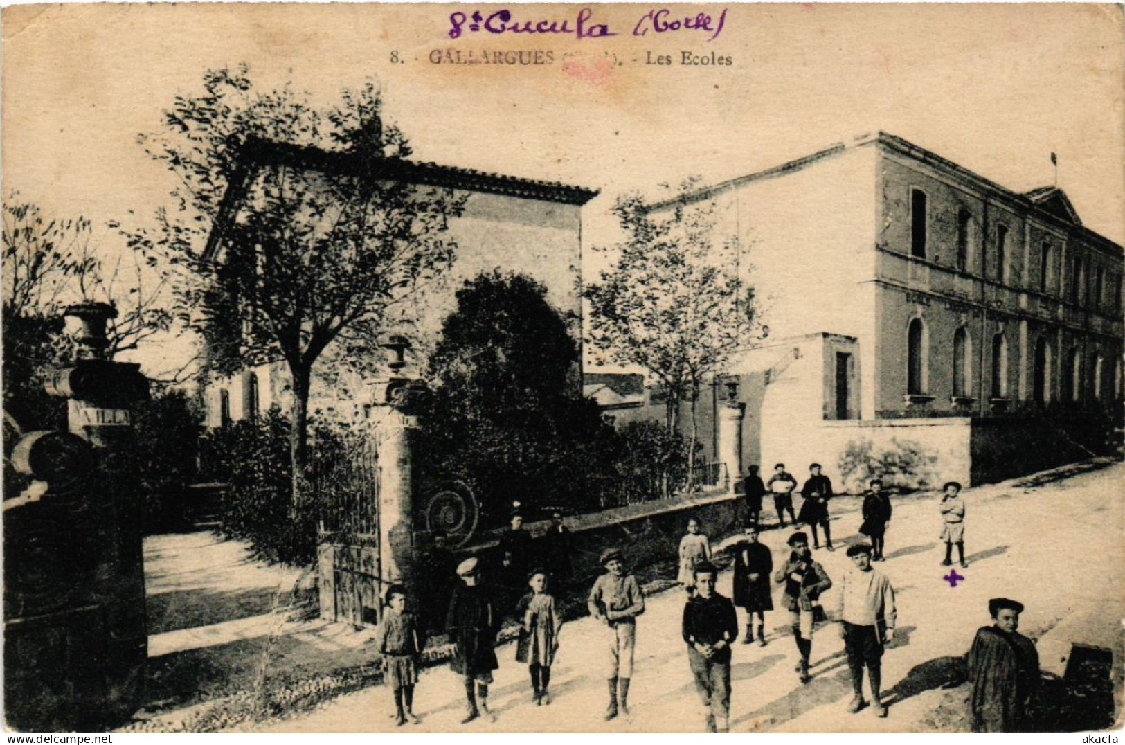 CPA GALLARGUES - Les Écoles (582079)