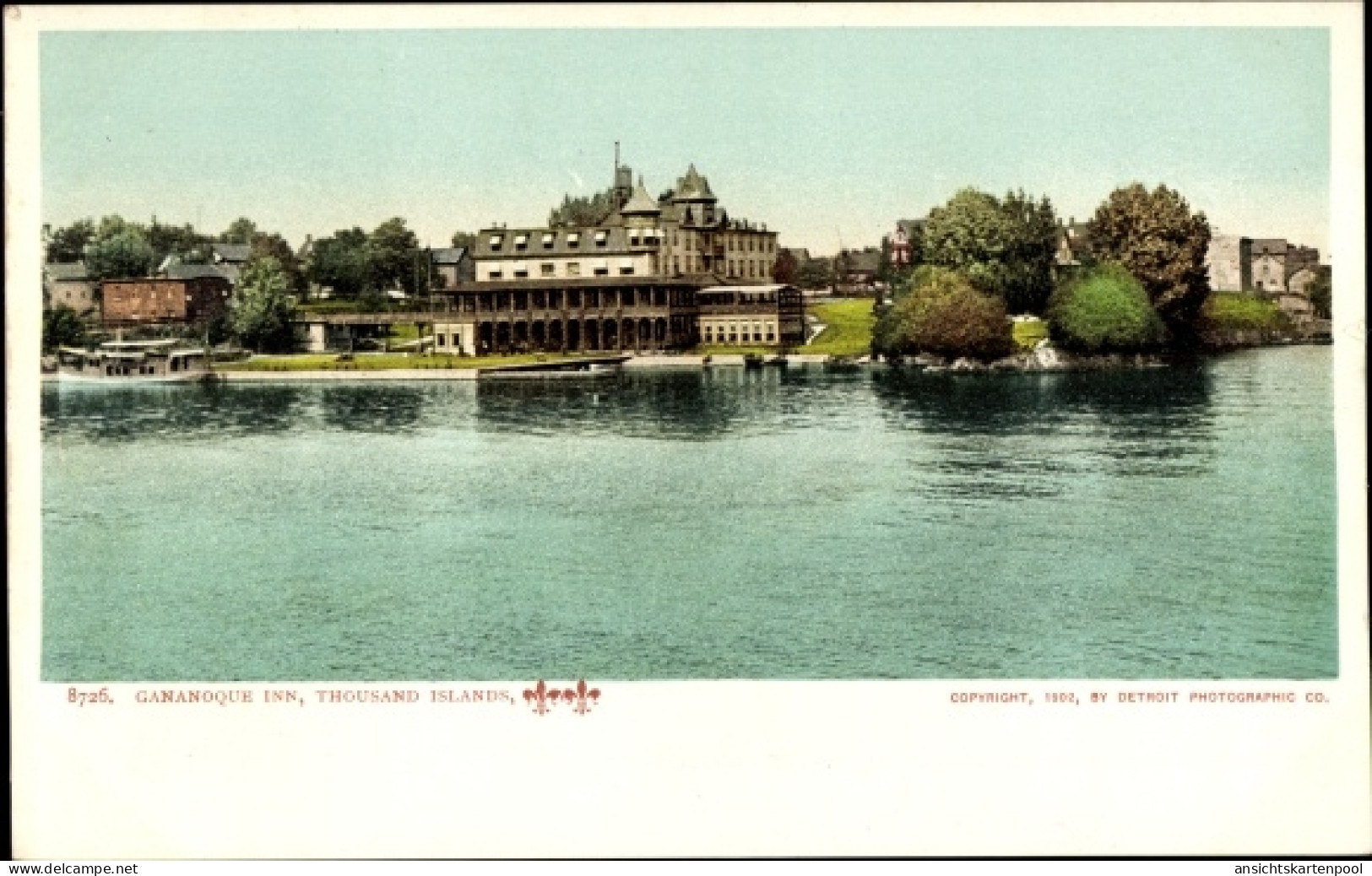 CPA Gananoque Ontario Kanada, Tausend Inseln