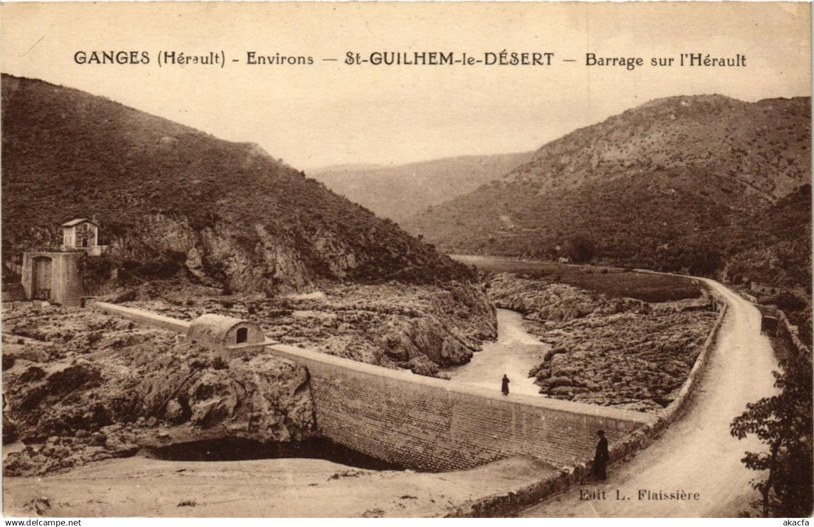 CPA GANGES Barrage sur l'HERAULT (686592)