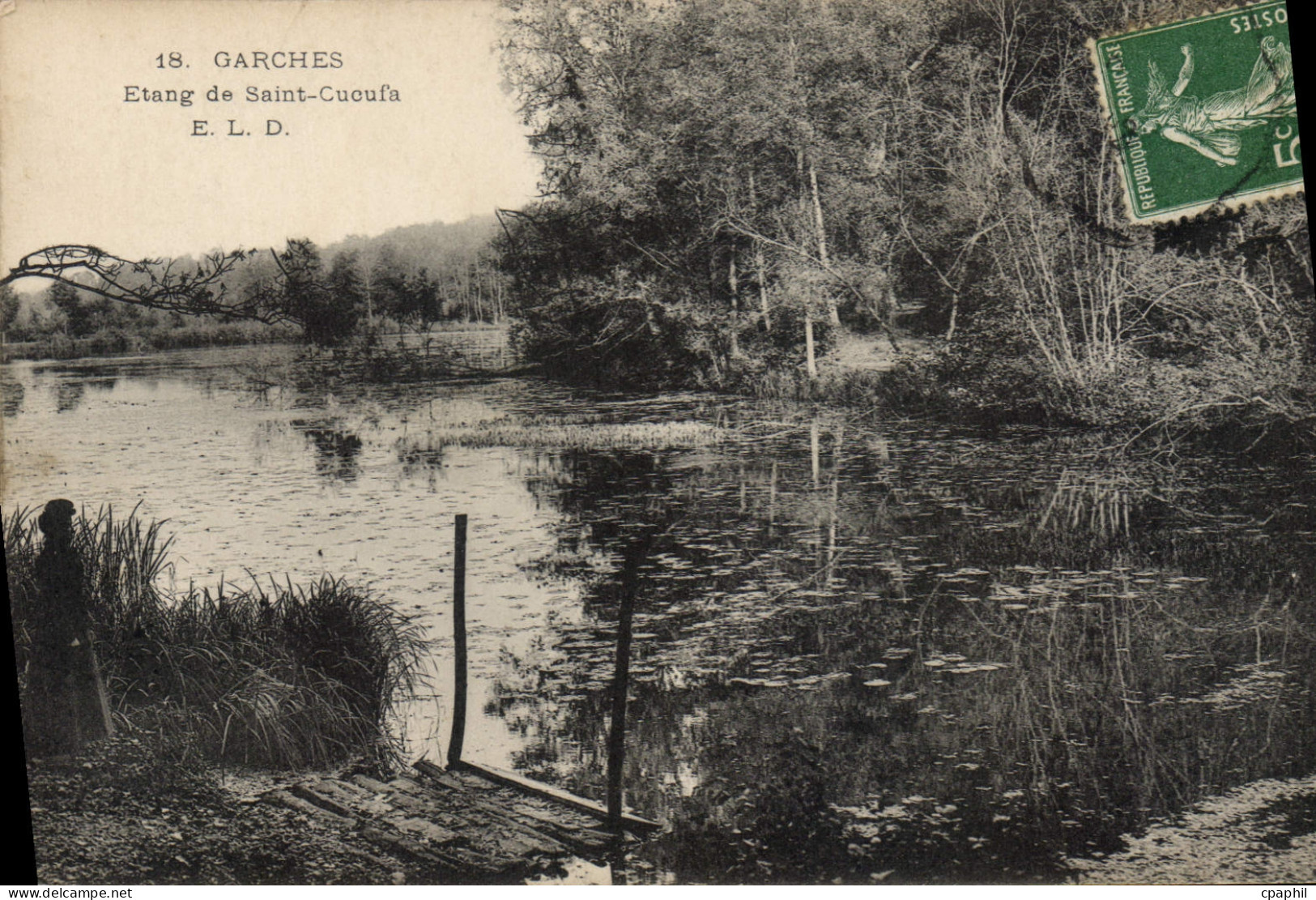 CPA Garches Etang de Saint Cuoufa