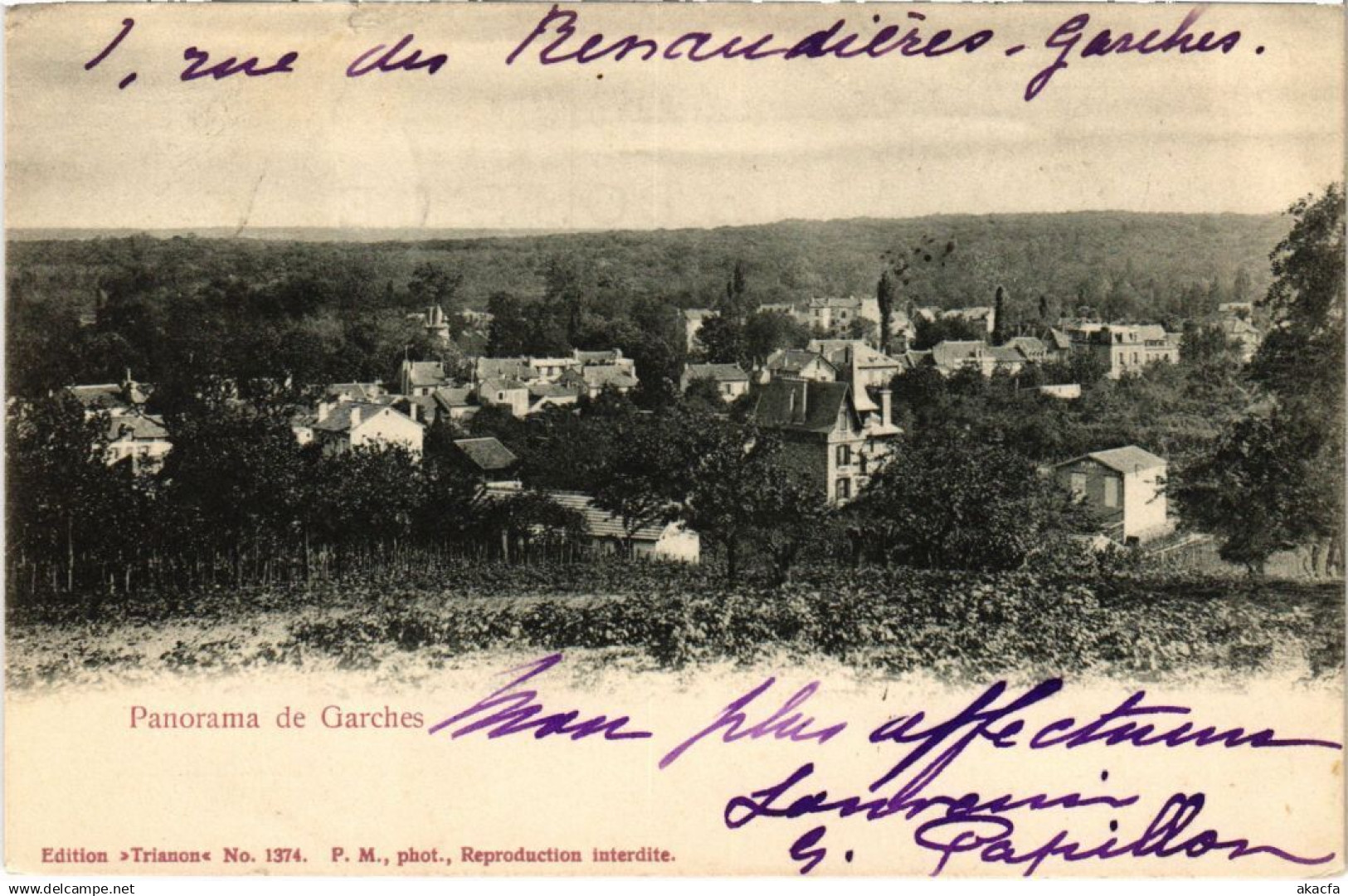 CPA GARCHES Panorama (1323085)