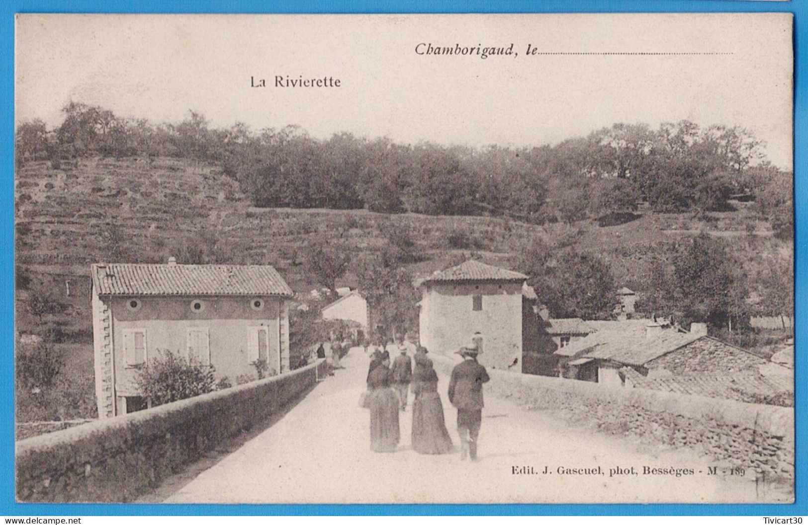 CPA GARD (30) - CHAMBORIGAUD - LA RIVIERETTE
