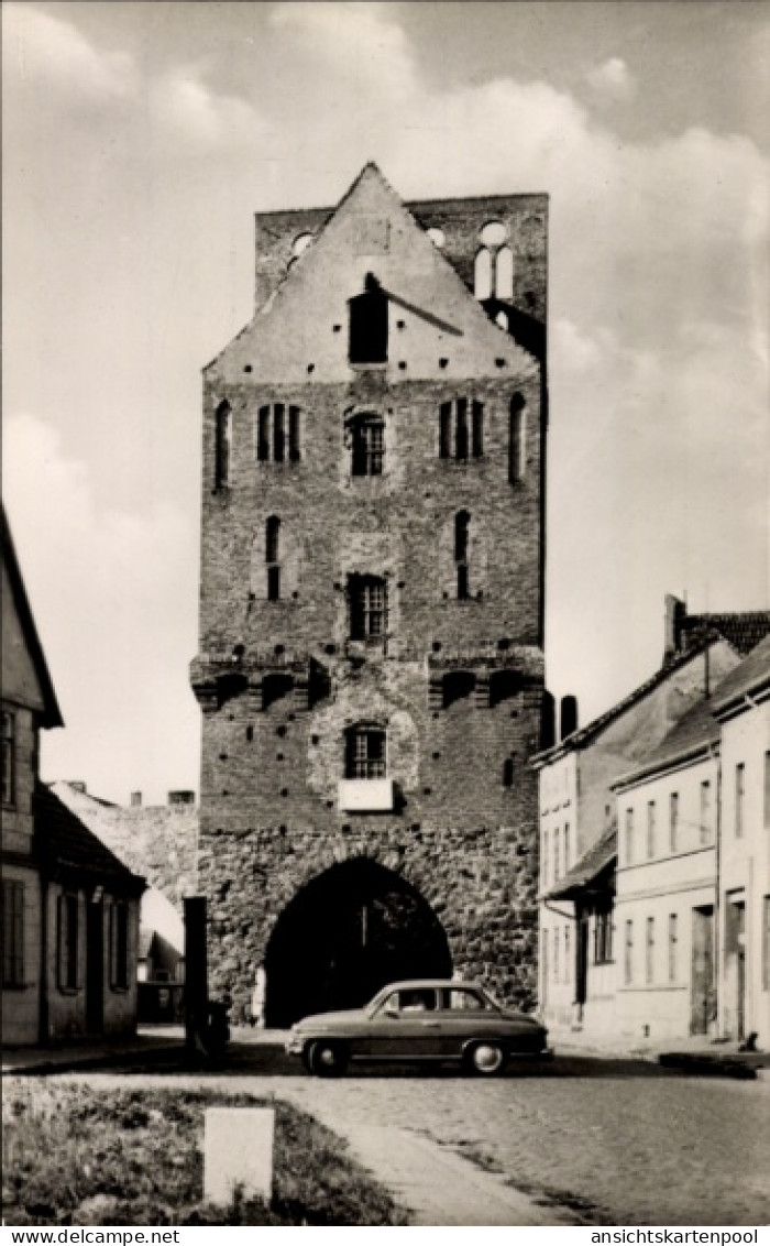 CPA Gartz an der Oder in Brandenburg, Stettiner Tor, Auto