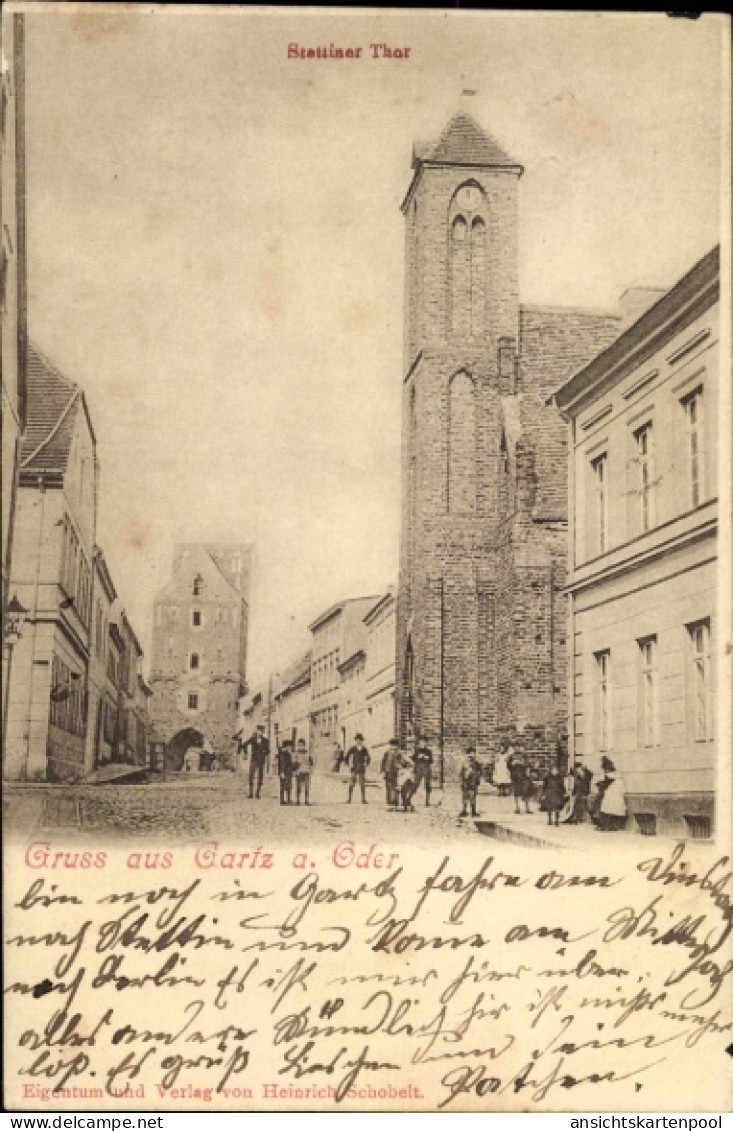 CPA Gartz an der Oder, Stettiner Tor