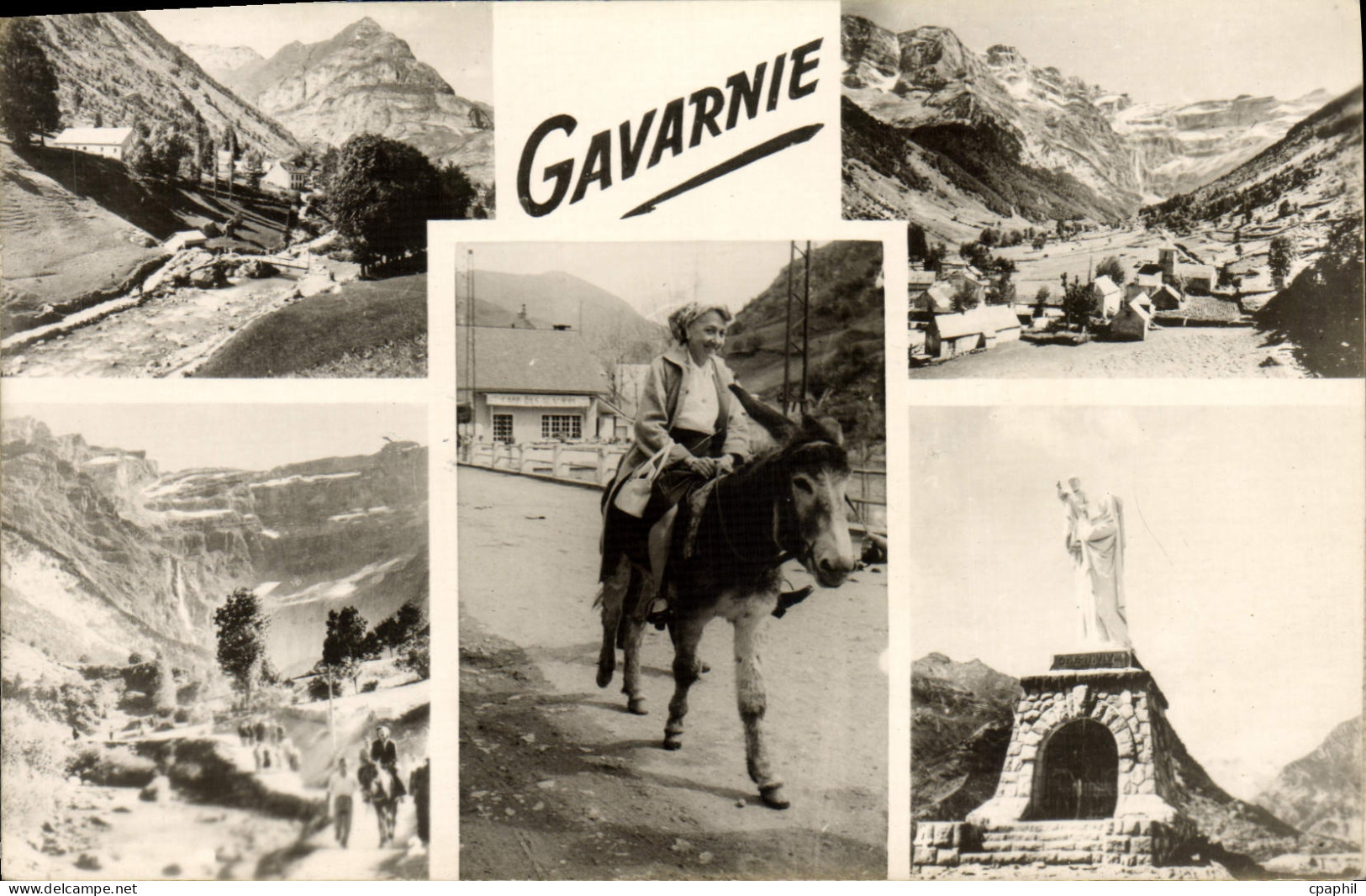 CPA Gavarnie âne