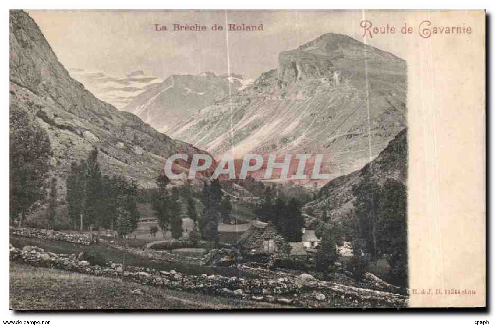 CPA Gavarnie Breche de Roland