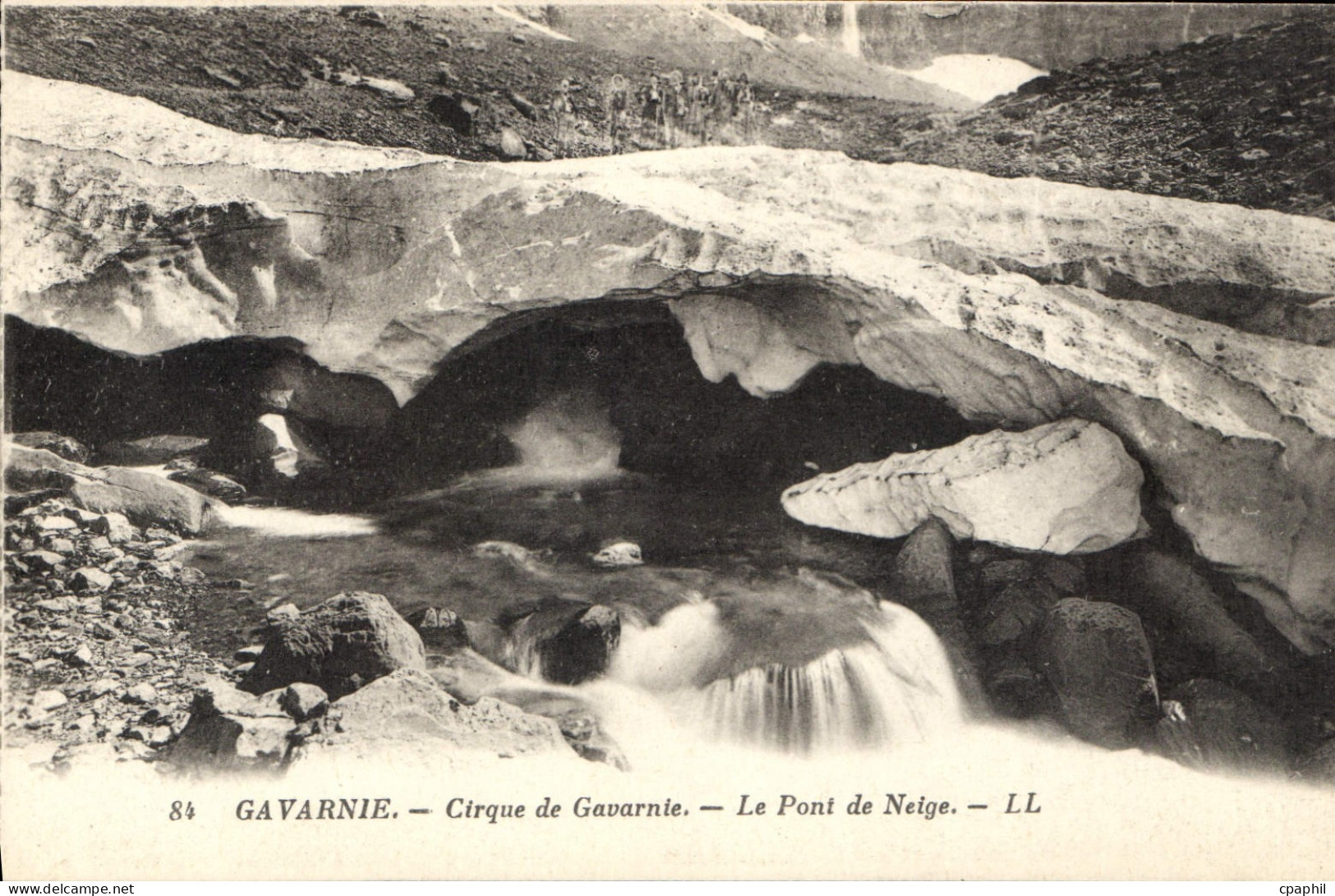 CPA Gavarnie Cirque de Gavarnie le Pont de Neige