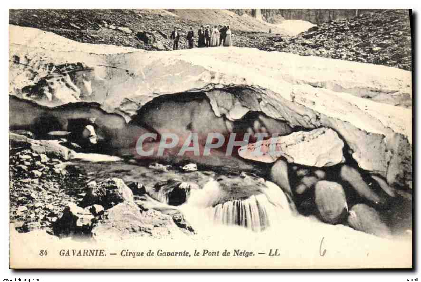 CPA Gavarnie Cirque de Gavarnie le Pont de Neige