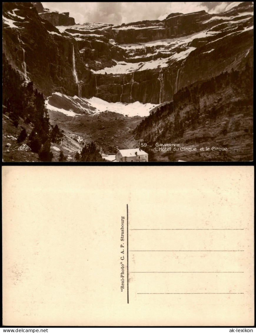 CPA Gavarnie L'Hôtel du Cirque et le Cirque de Gavarnie 1940
