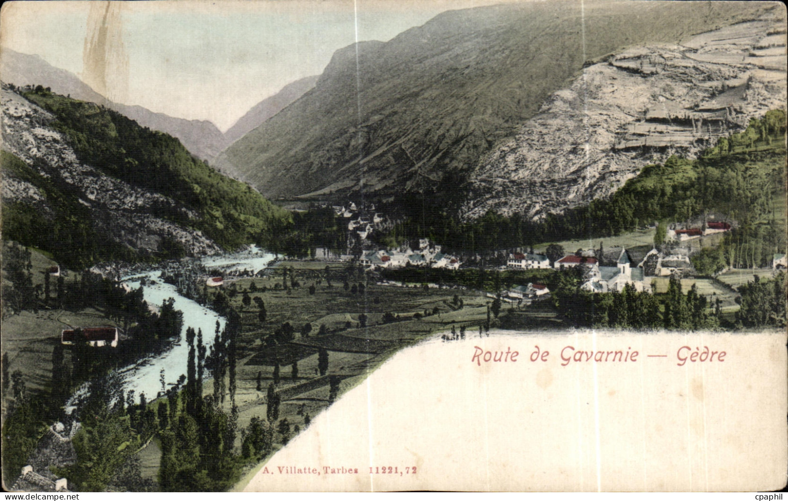 CPA Gavarnie Route Gedre