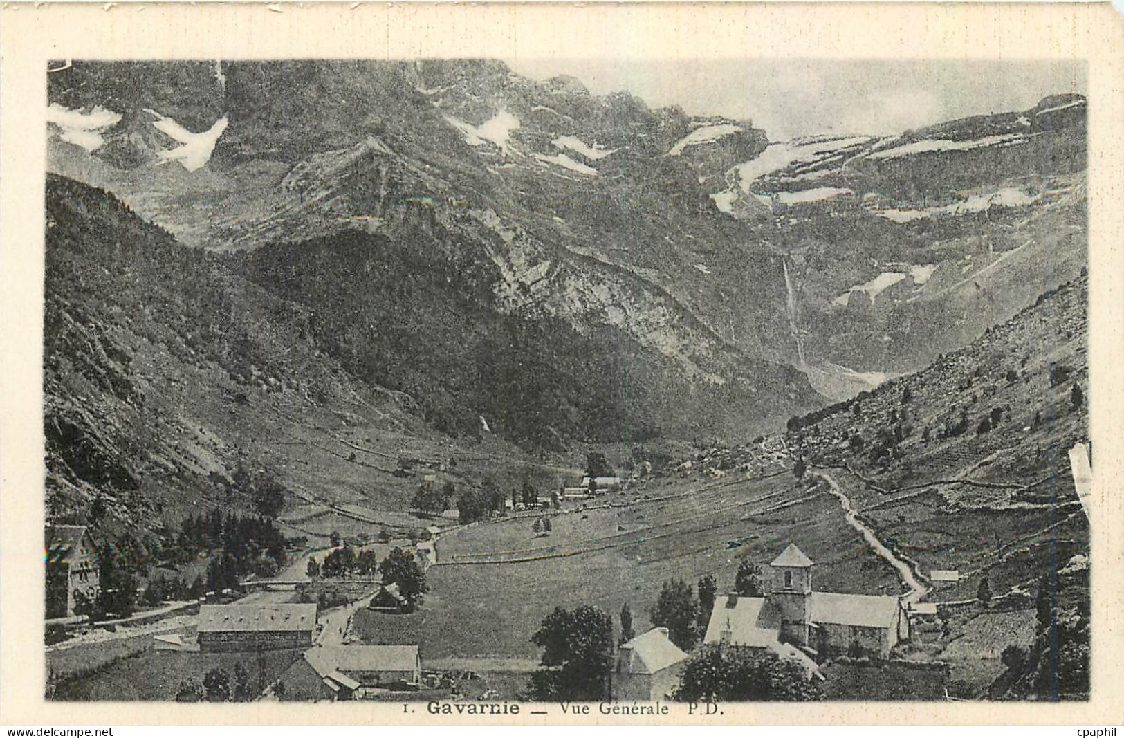 CPA Gavarnie Vue generale