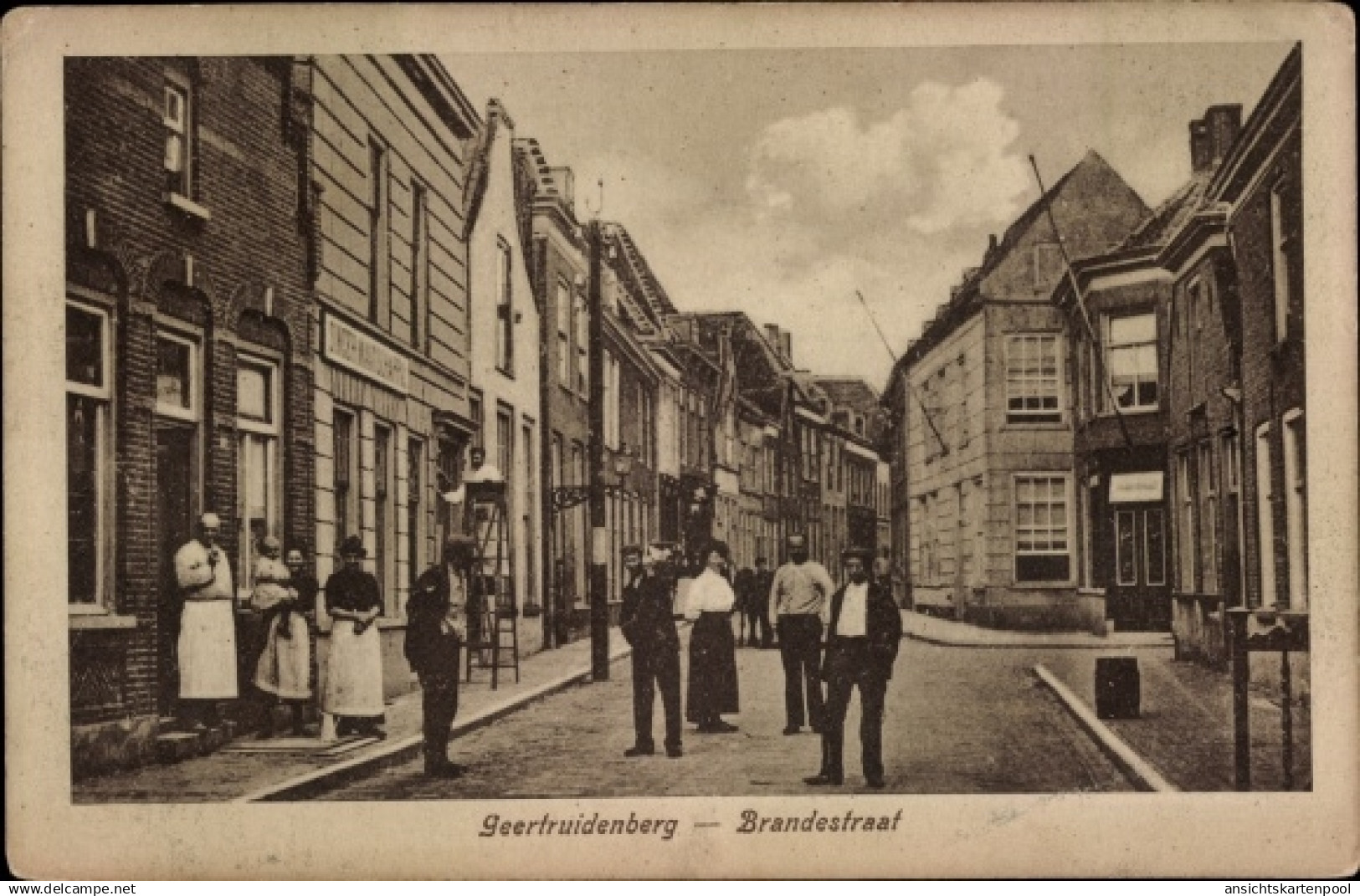 CPA Geertruidenberg Nordbrabant Niederlande, Brandestraat
